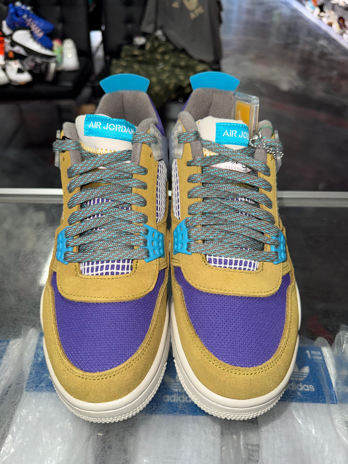 Air Jordan 4 Union Desert Moss sneaker, new, size 9 – view 2