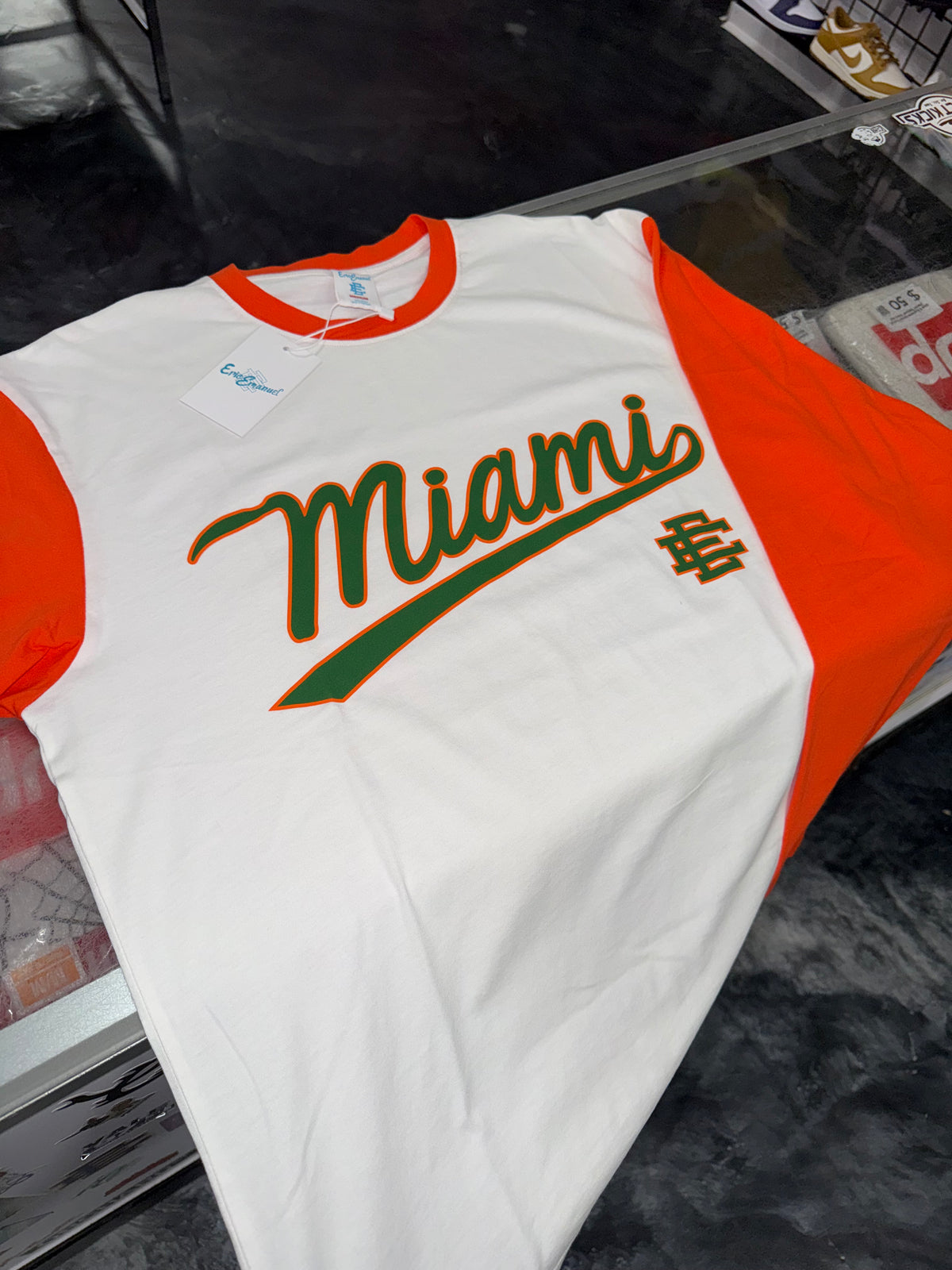 Size M Eric Emanuel EE Long Sleeve Shirt “Miami” Brand New