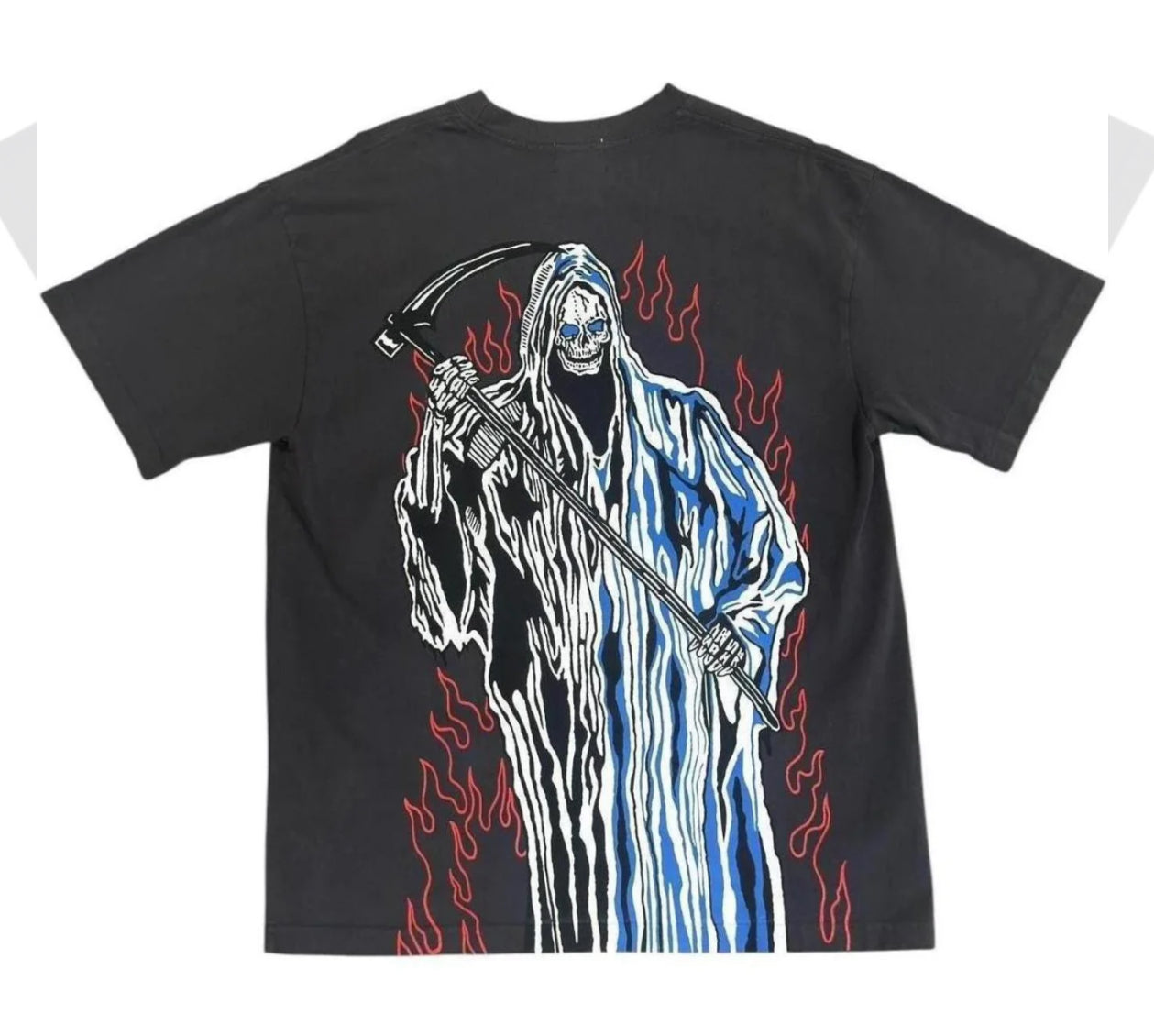 Size M Warren Lotas Huge Reaper Tee “Ash Blue”