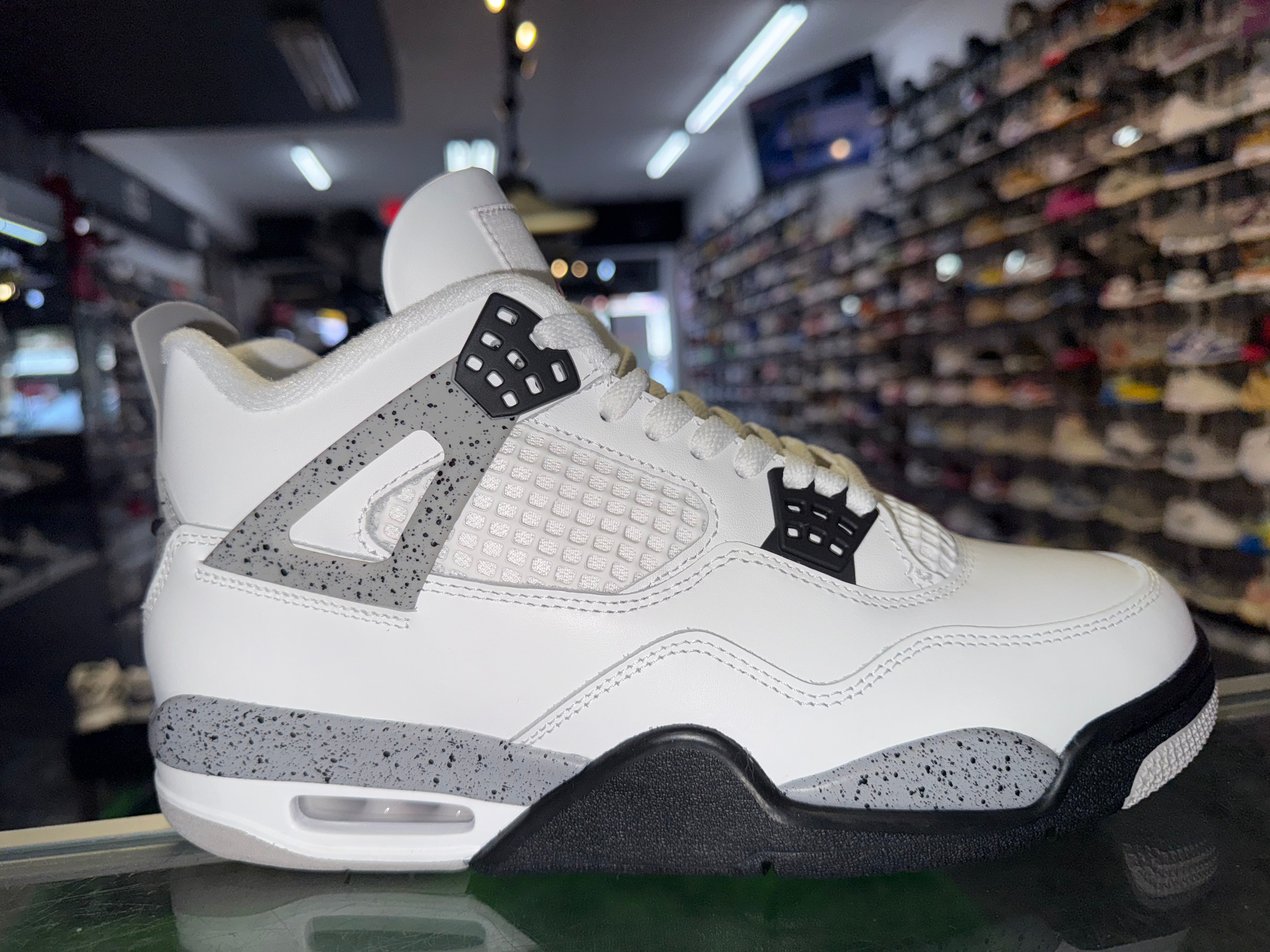 Size 9 Air Jordan 4 “White Cement” Worn 1x