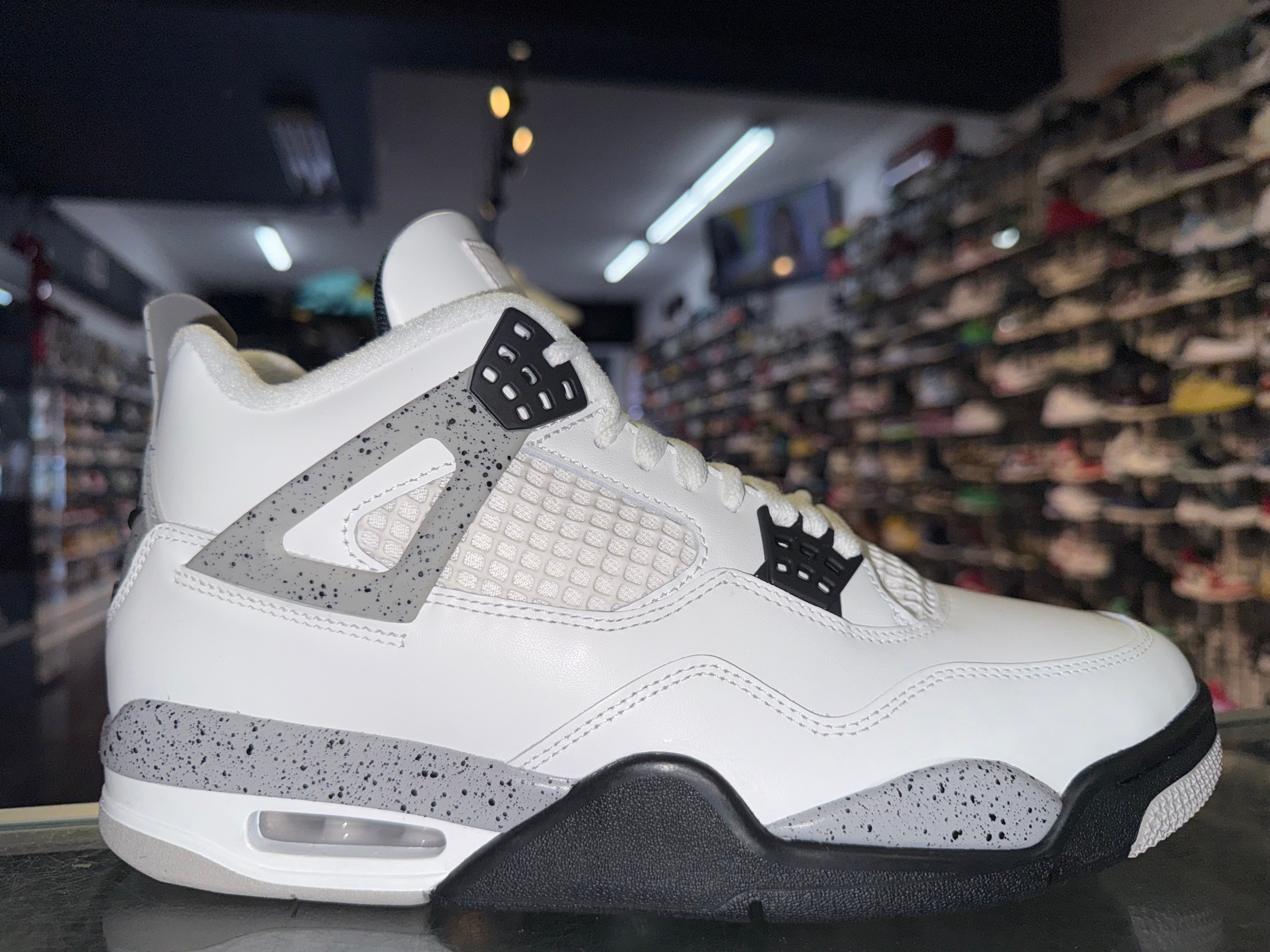 Size 9.5 Air Jordan 4 "White Cement"