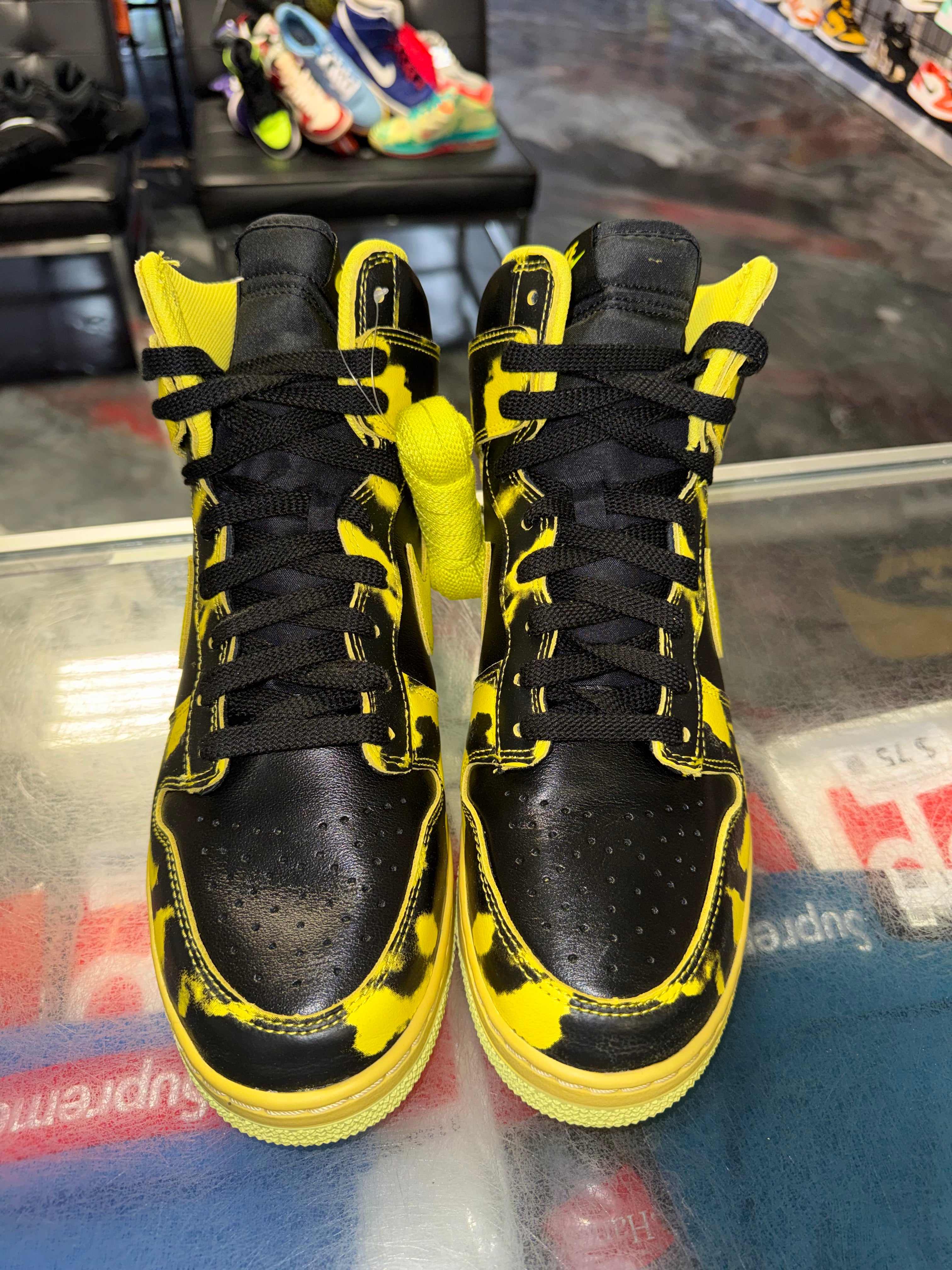 Size 11 Dunk High 1985 "Yellow Acid Wash" Brand New