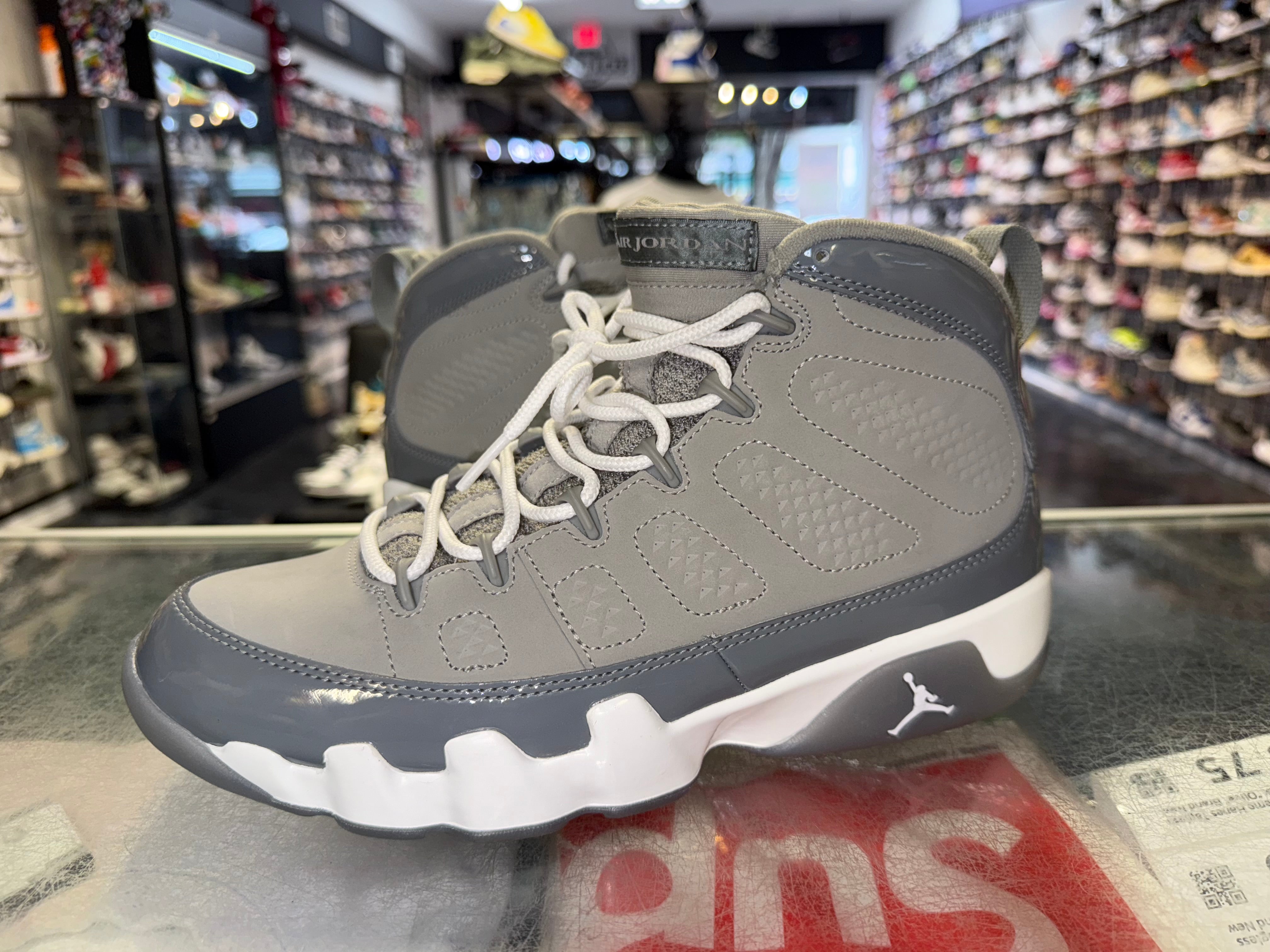 Size 8.5 Air Jordan 9 "Cool Grey"