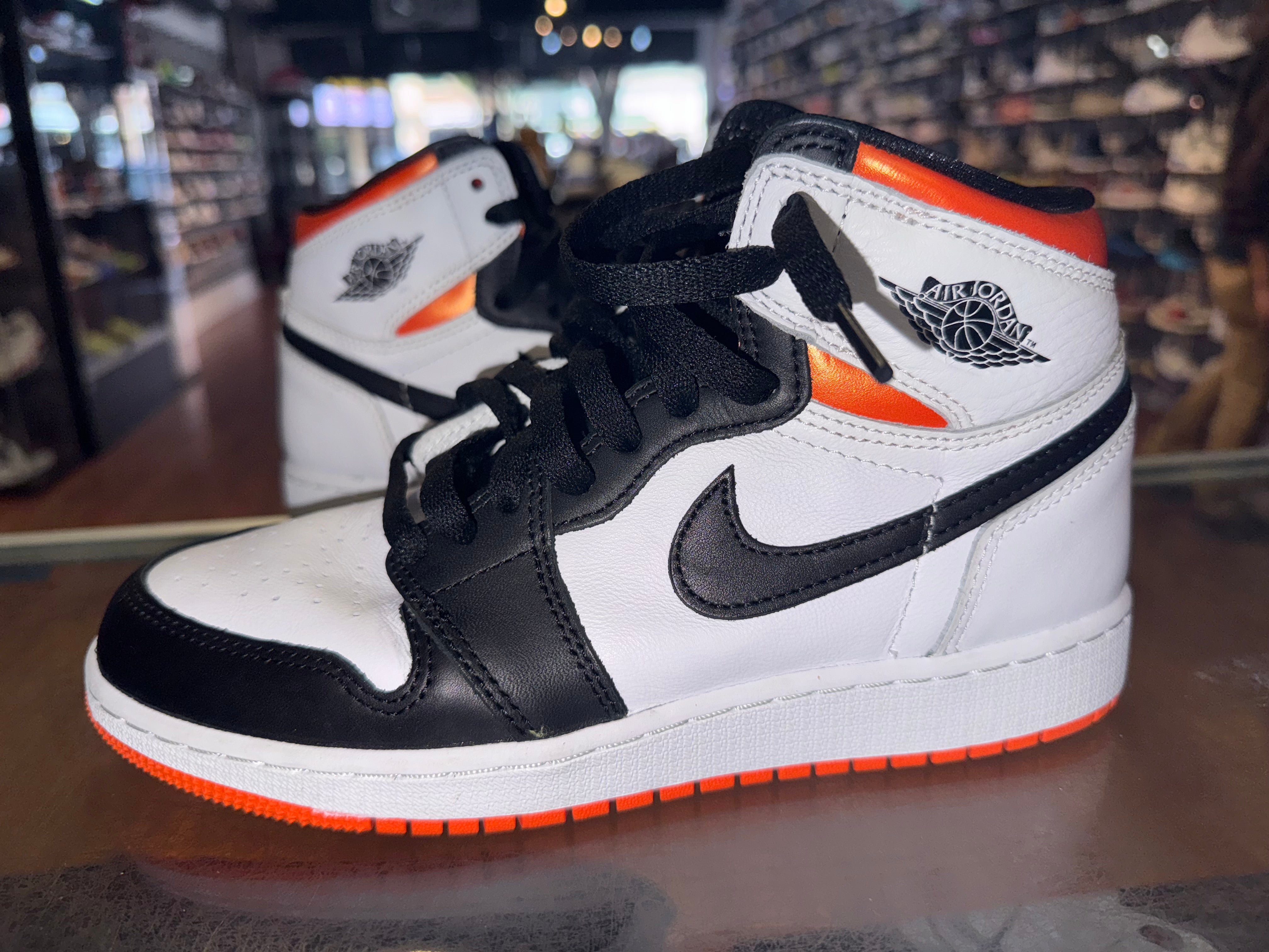 Size 5.5y Air Jordan 1 "Electro Orange"
