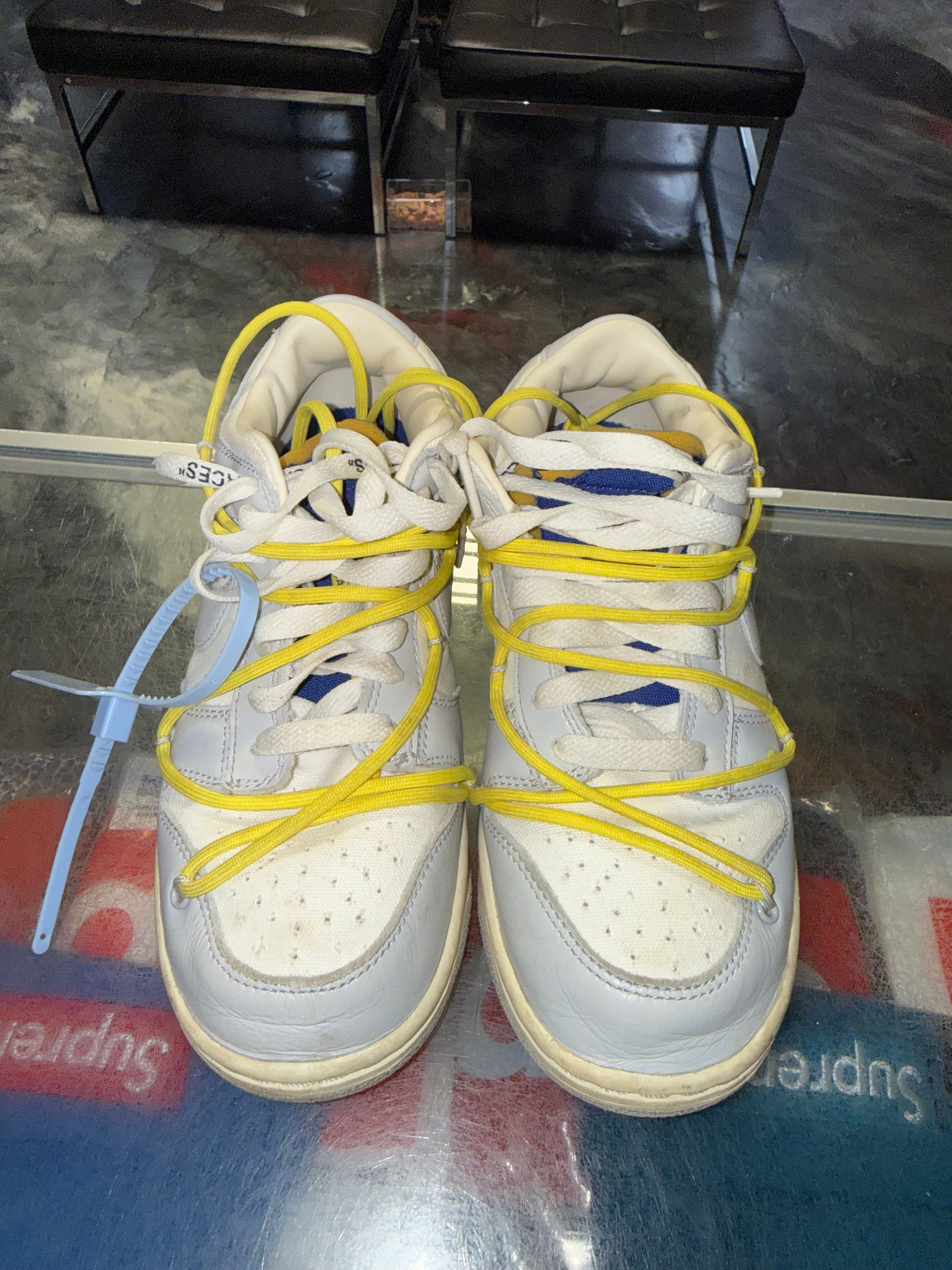 Size 6.5 Dunk Low Off White "Lot 27" - NB