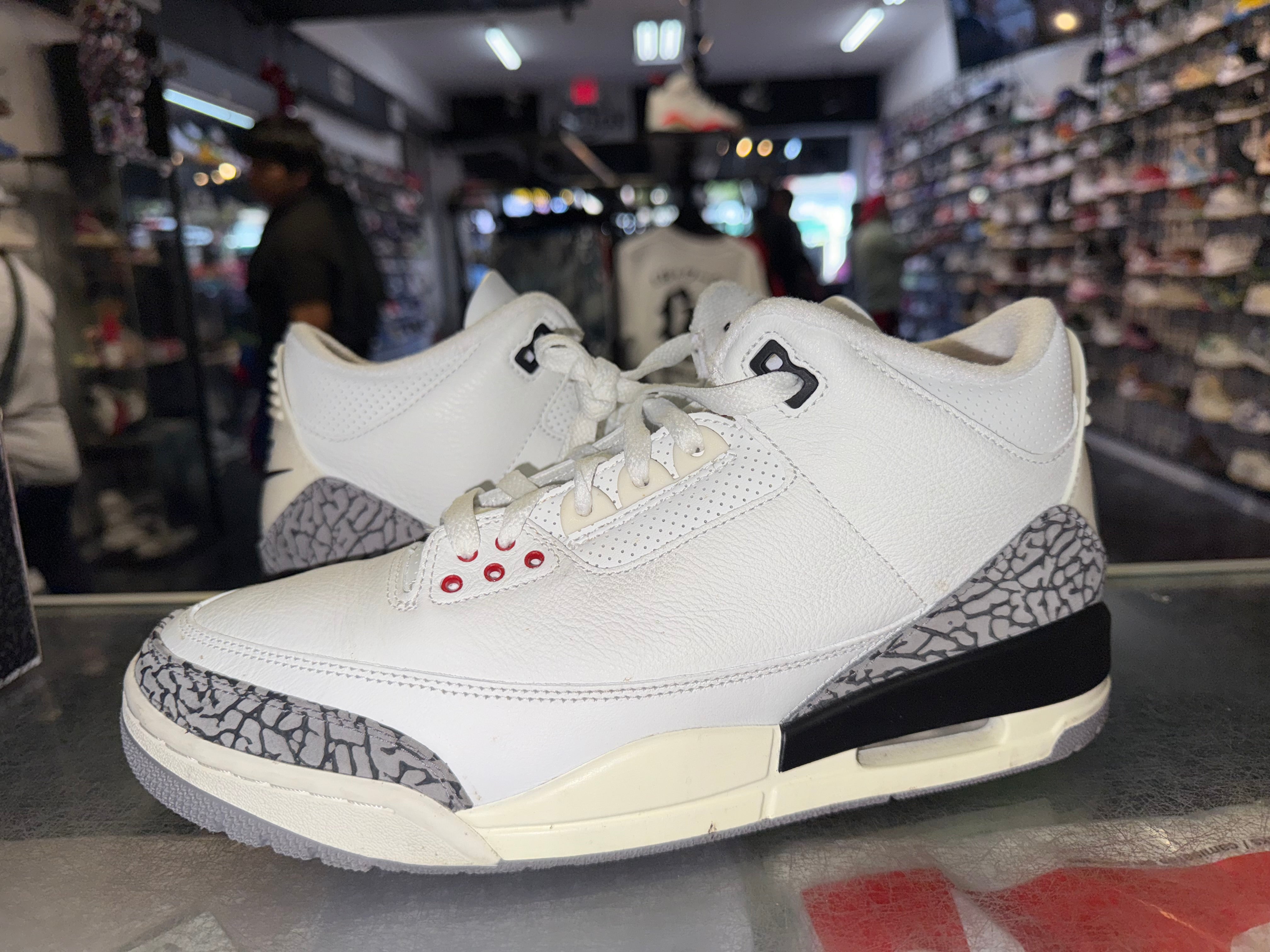 Size 10.5 Air Jordan 3 Reimagined "White Cement"