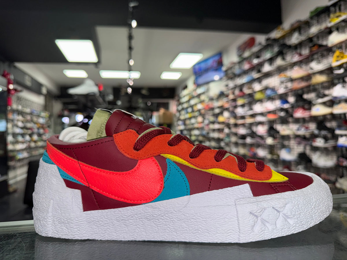 Size 10 Nike Blazer Low Safari x KAWS “Red” Brand New