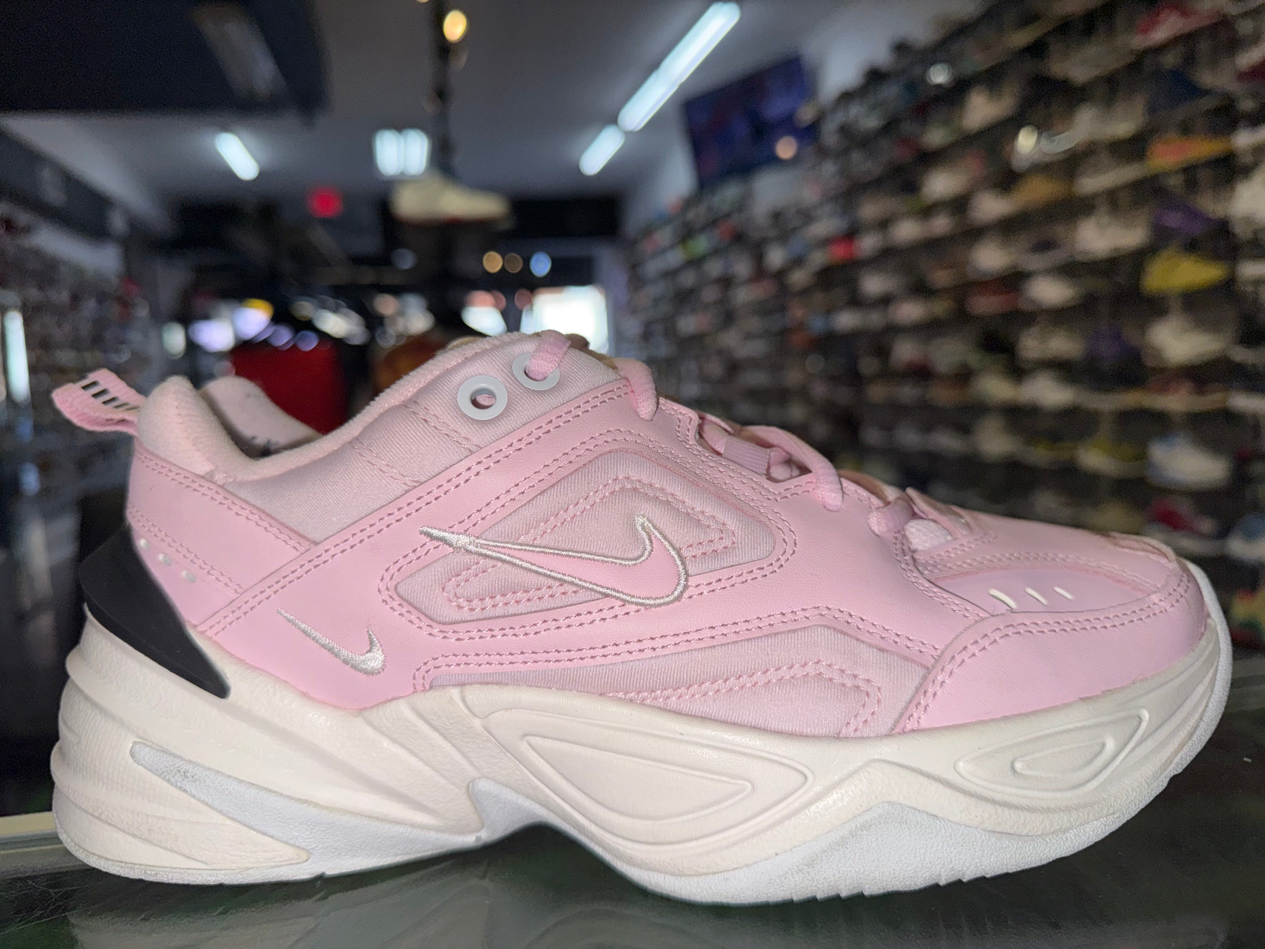 Size 5.5 (7W) Nike M2K Tekno "Pink Foam"