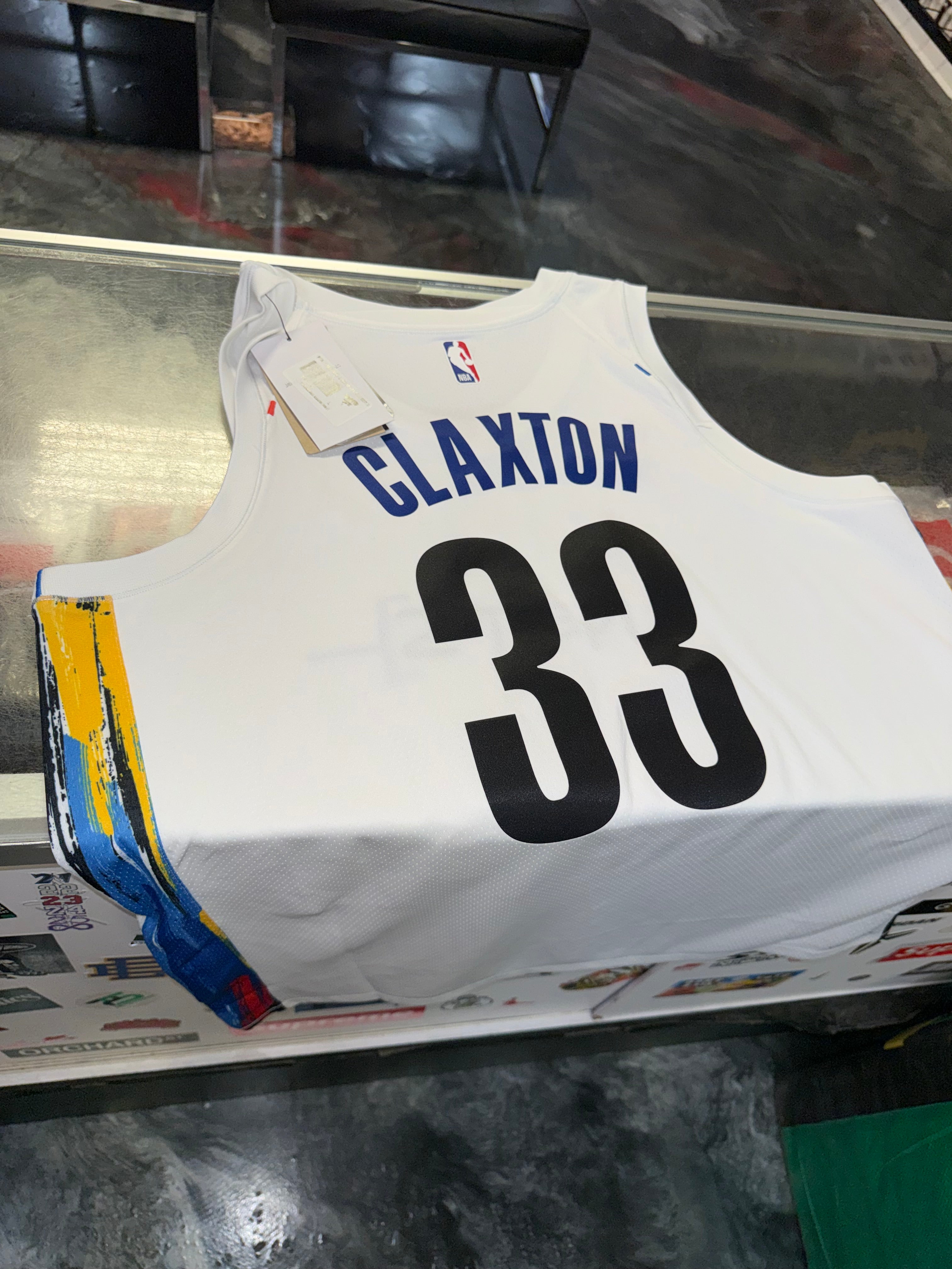 Large NETS Claxton Jersey NEW