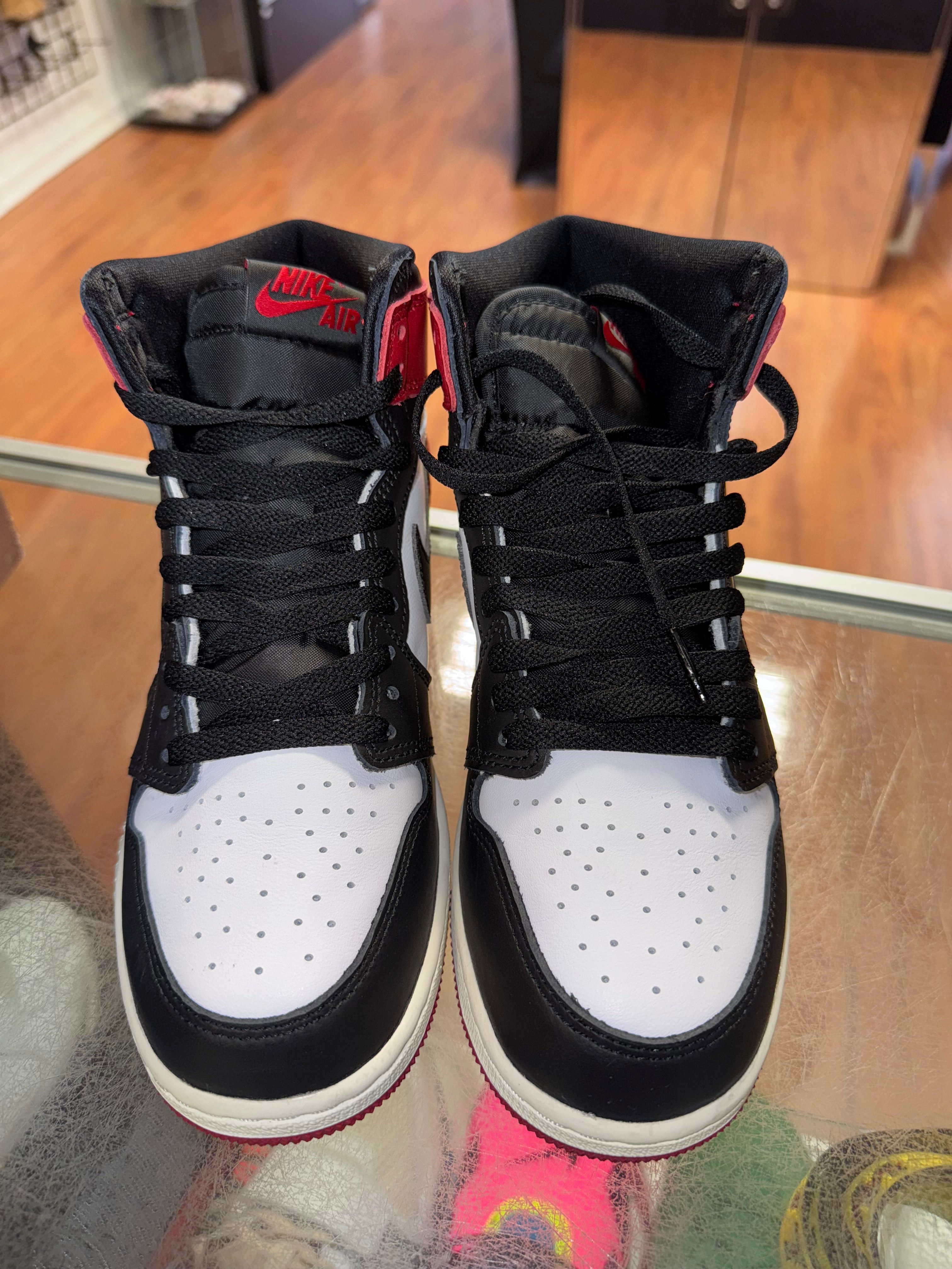 Size 6y Air Jordan 1 "Black Toe Reimagined"