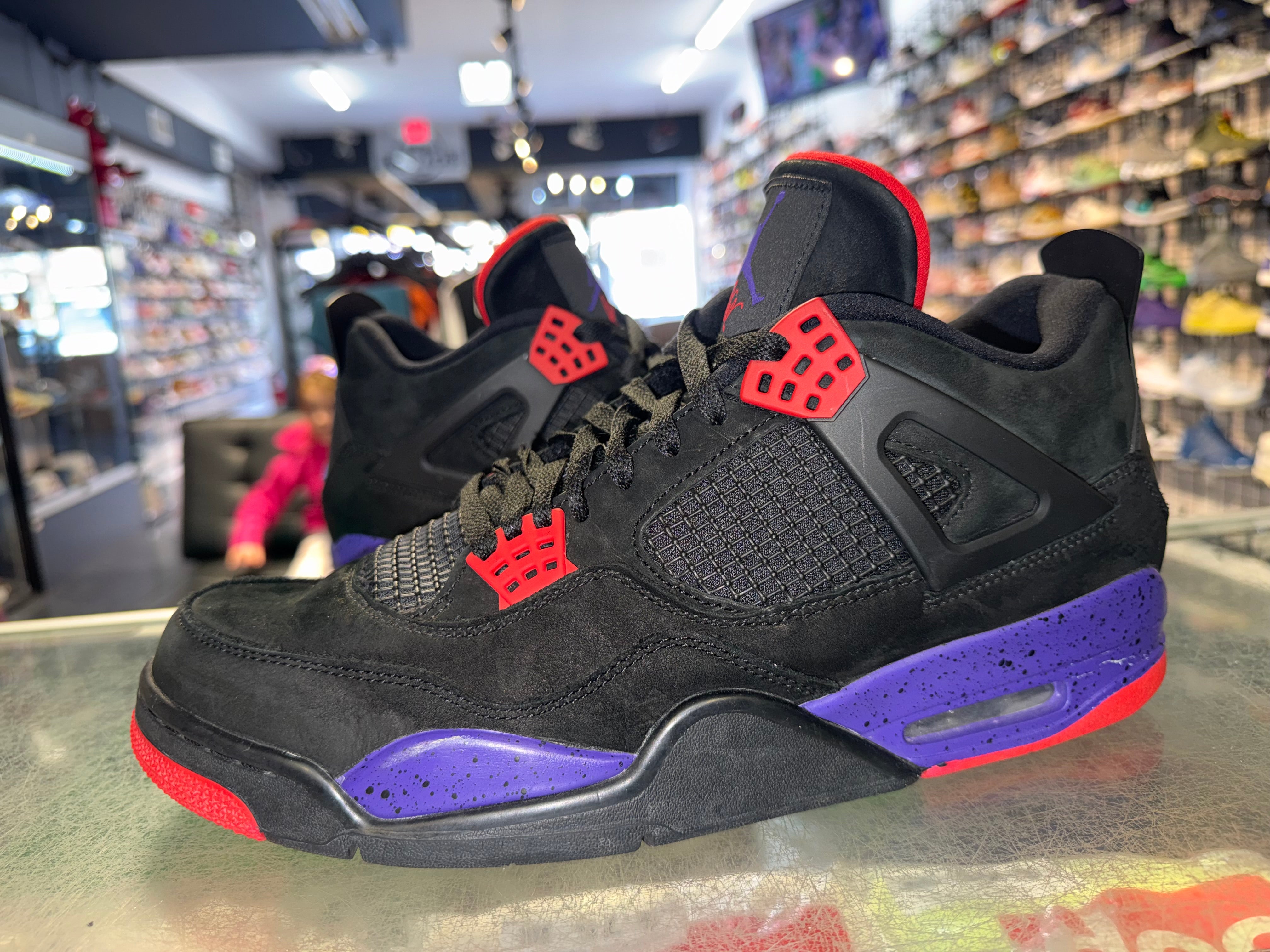 Size 12 Air Jordan 4 "Raptors OVO"