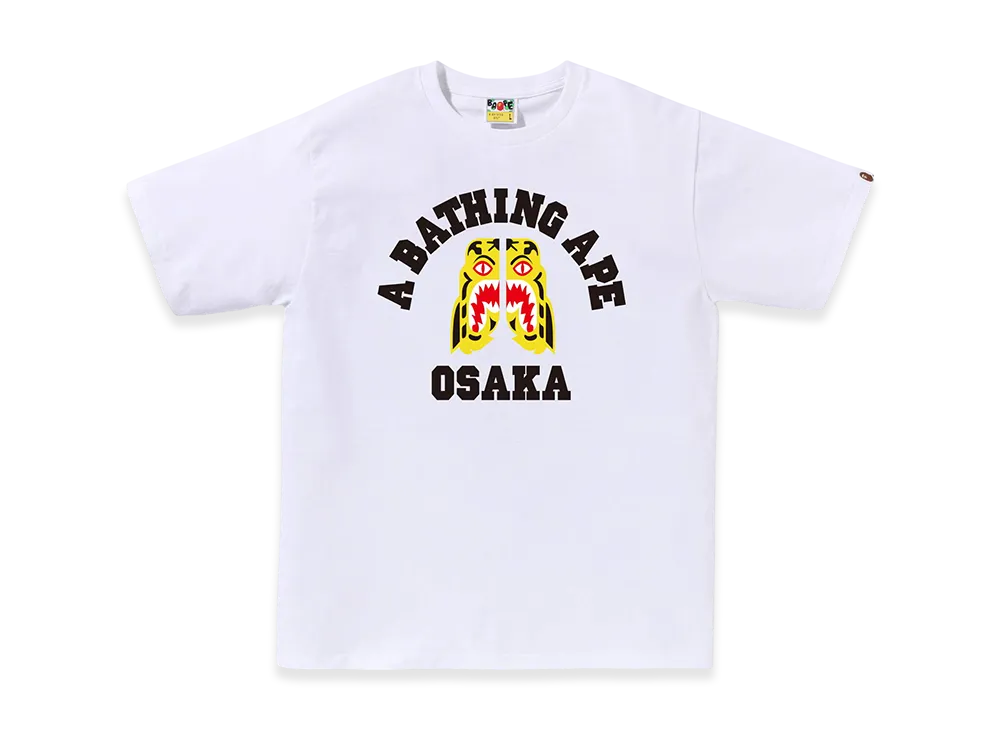 Size XL Bape Osaka Tiger Face Tee "White" Brand New