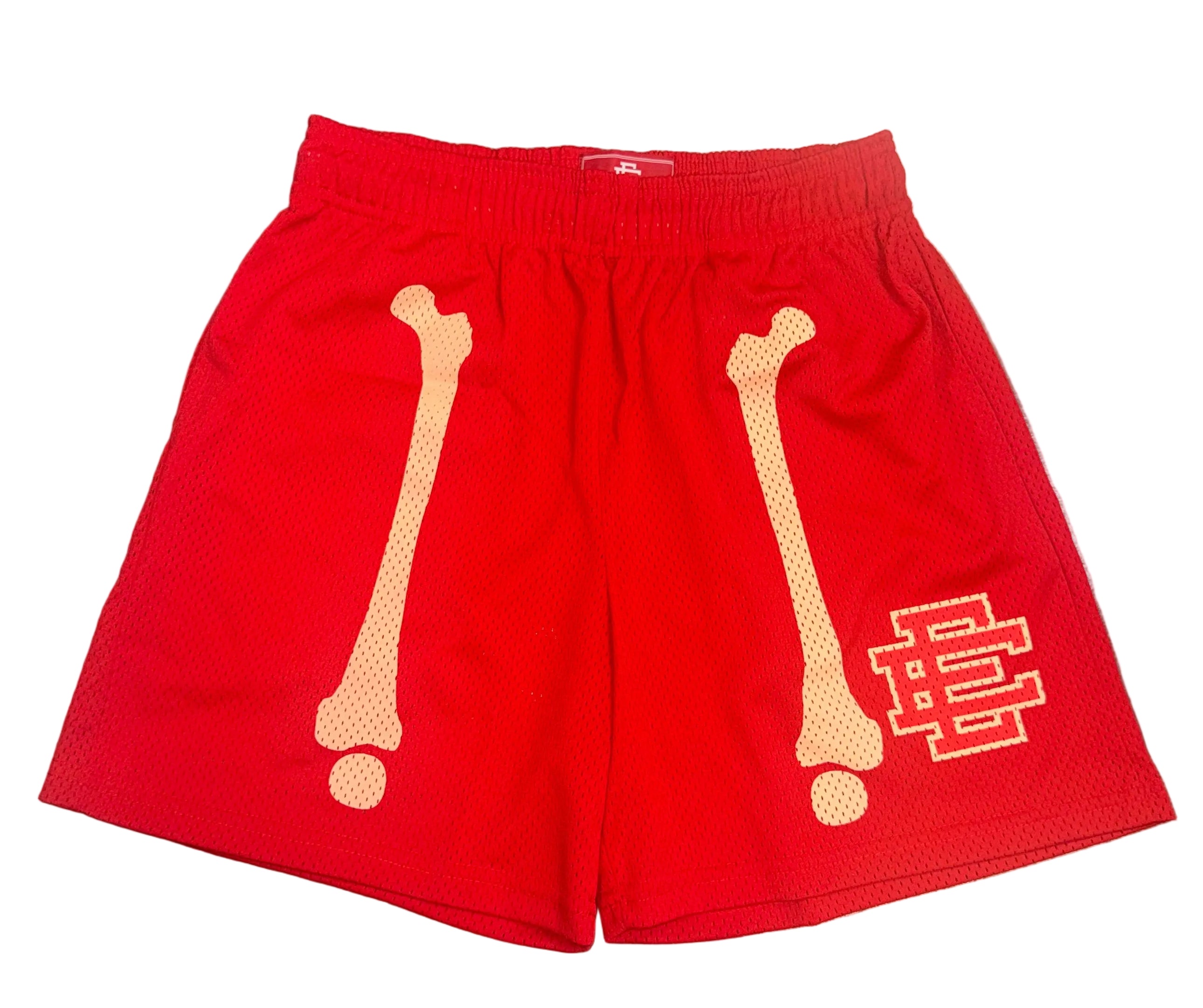 Size M Eric Emanuel EE Shorts “Bones Red” Brand New