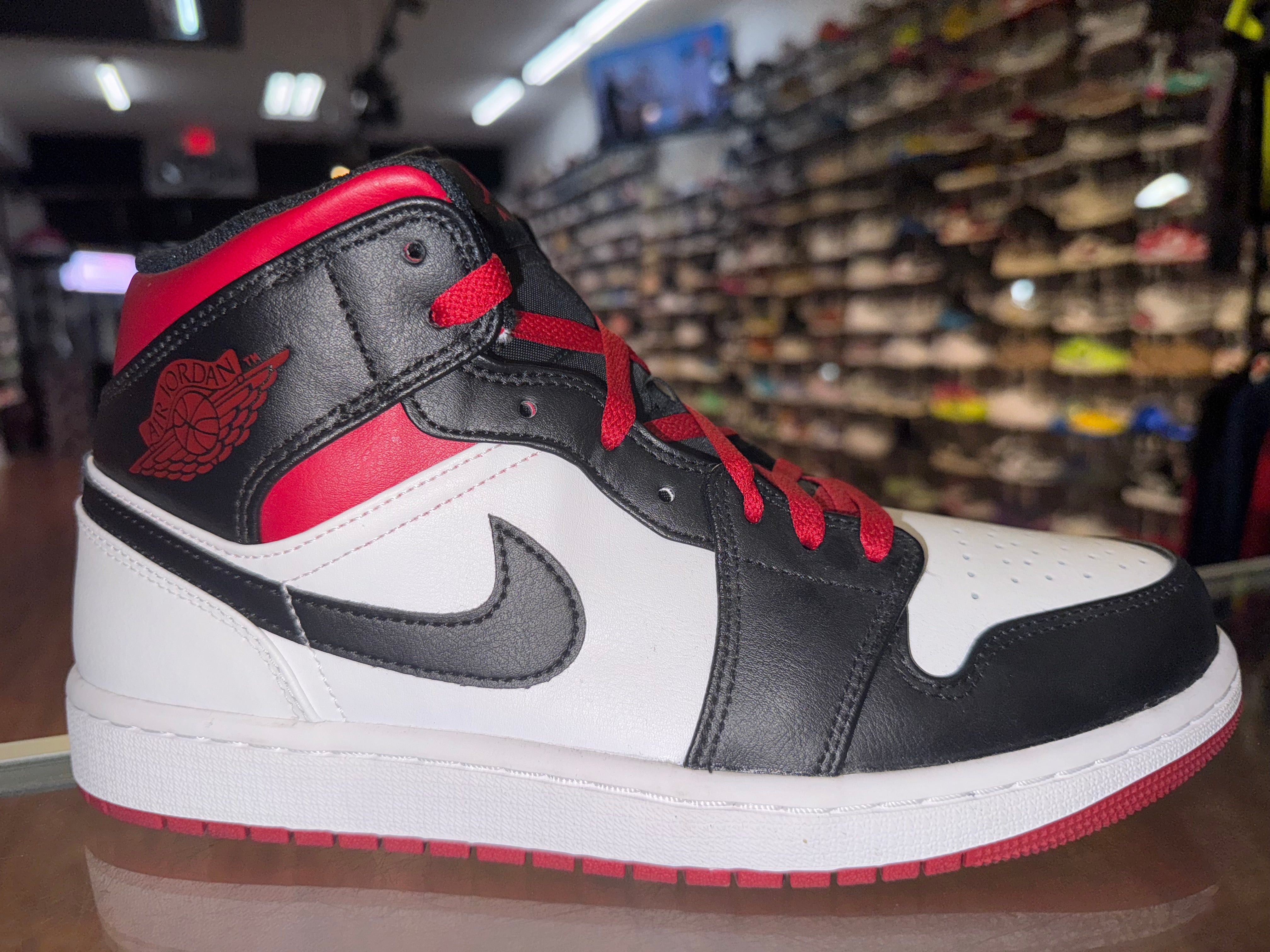 Size 9 Air Jordan 1 Mid “White Gym Red”