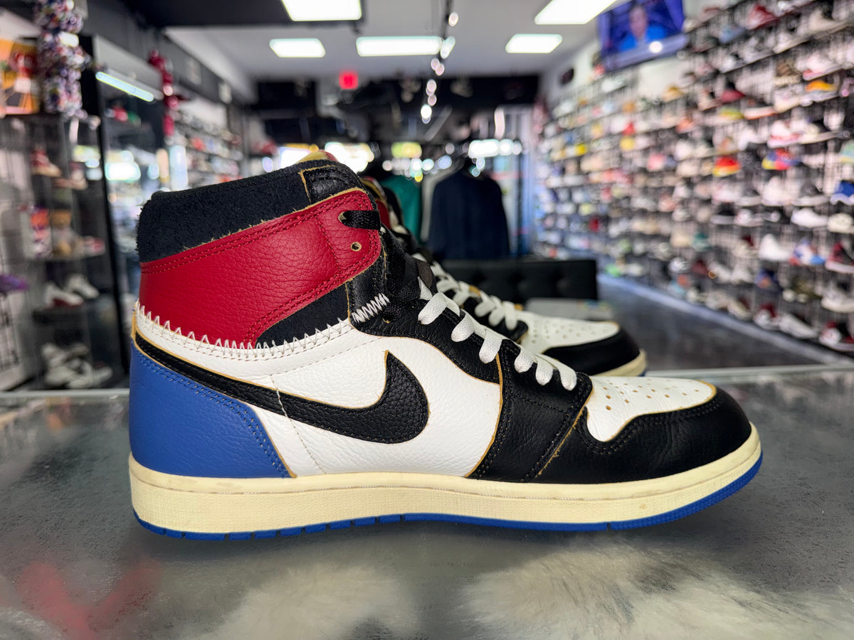 Air Jordan 1 Fragment x Union LA Varsity Red Sport Royal sneaker, pre-owned, size 10.5 – view 3
