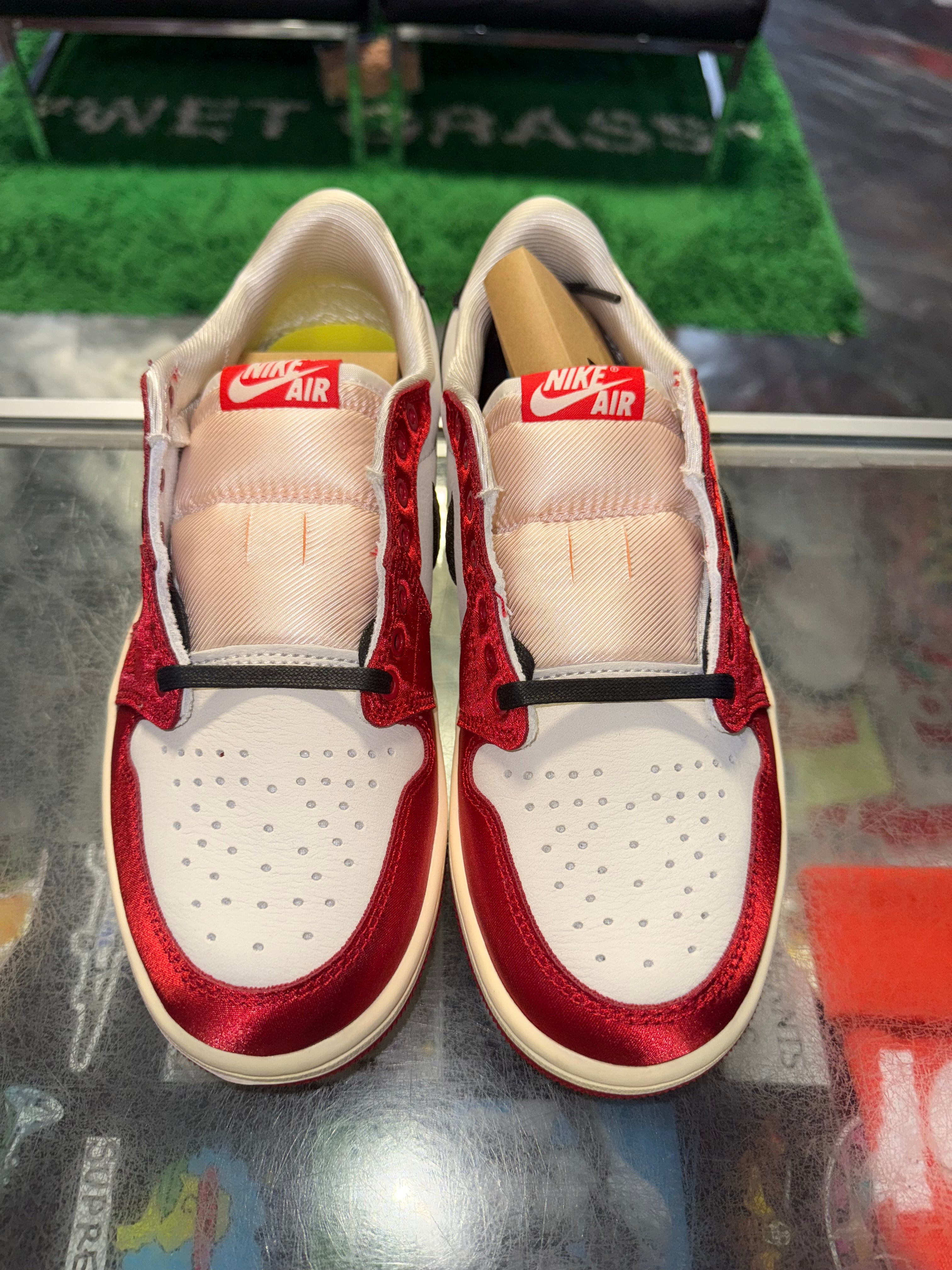 Size 7 Air Jordan 1 Low Trophy Room “Rookie Card Away” Brand New