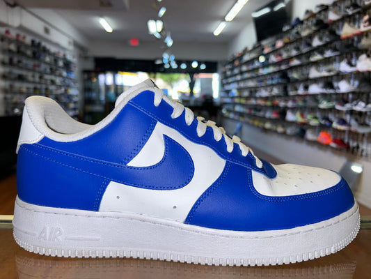 Size 11.5 Air Force 1 By You “White Blue” (MAMO)