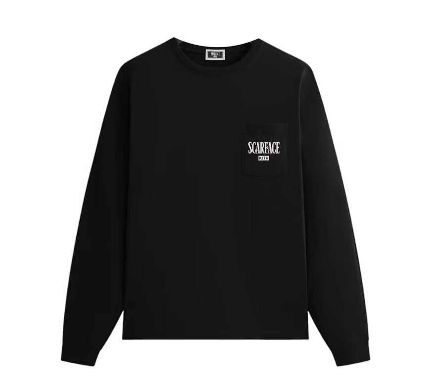 Size XL Kith Scarface Long Sleeve “Black”