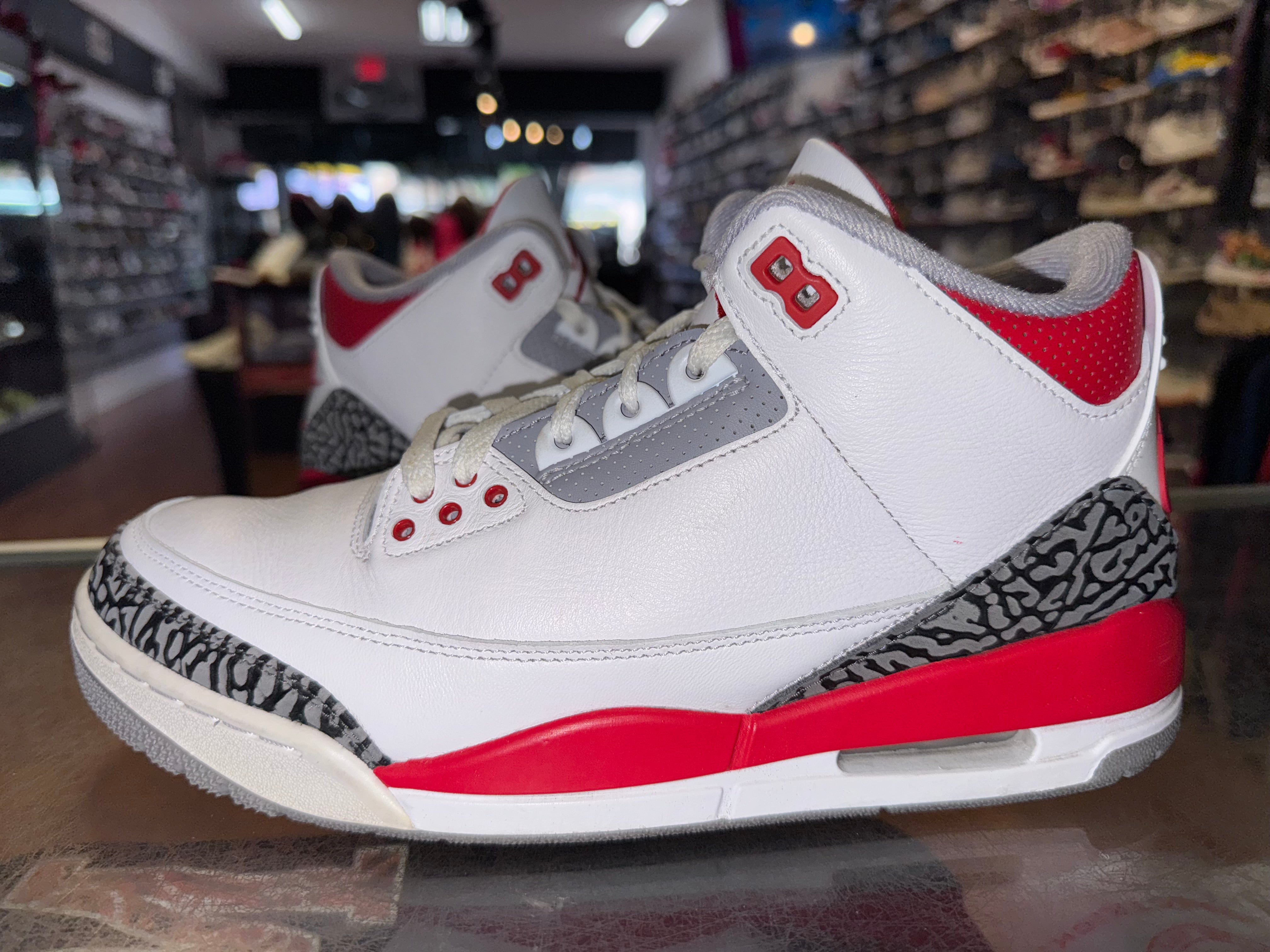 Size 9.5 Air Jordan 3 "Fire Red"
