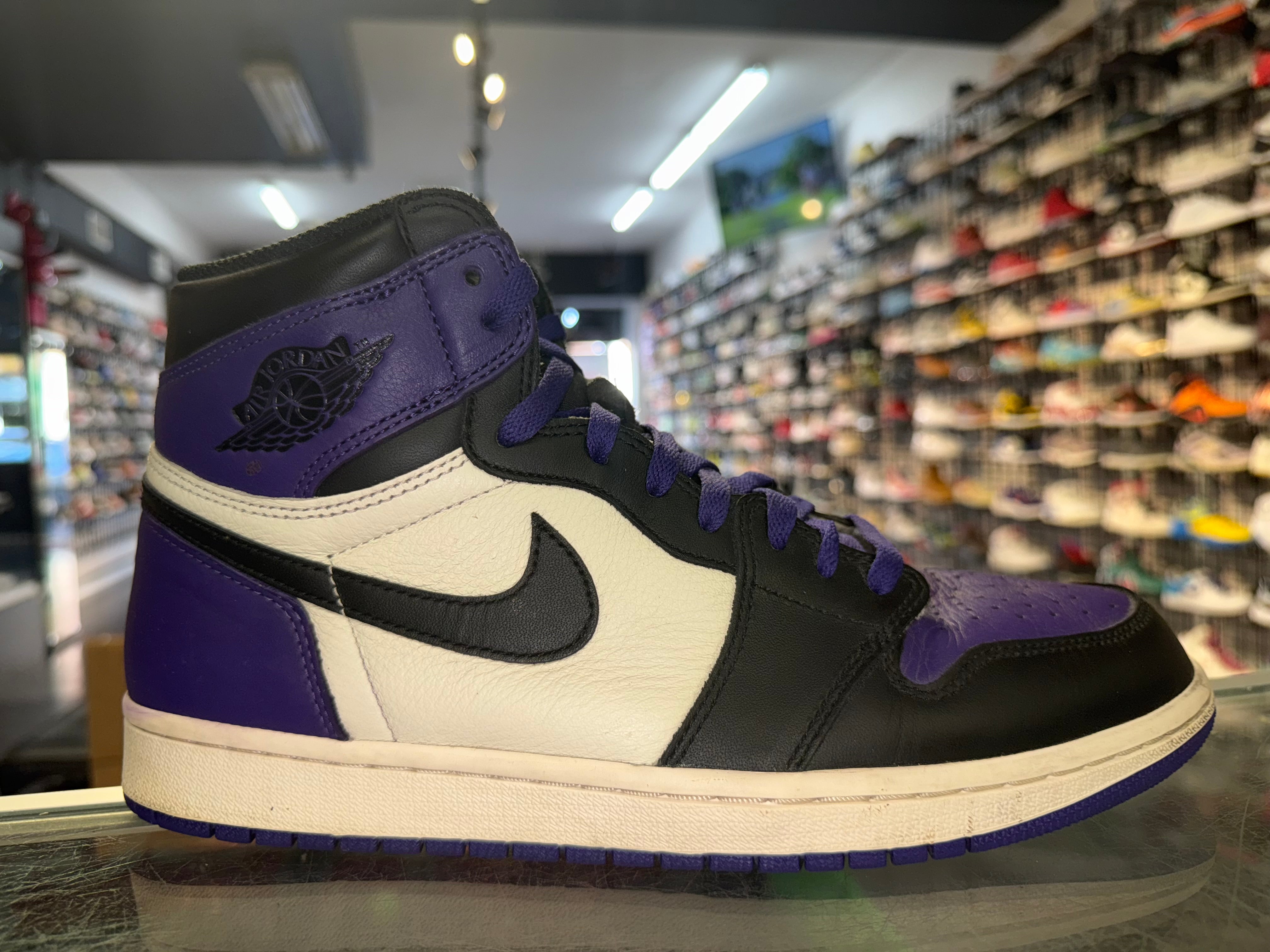 Size 11 Air Jordan 1 "Court Purple"