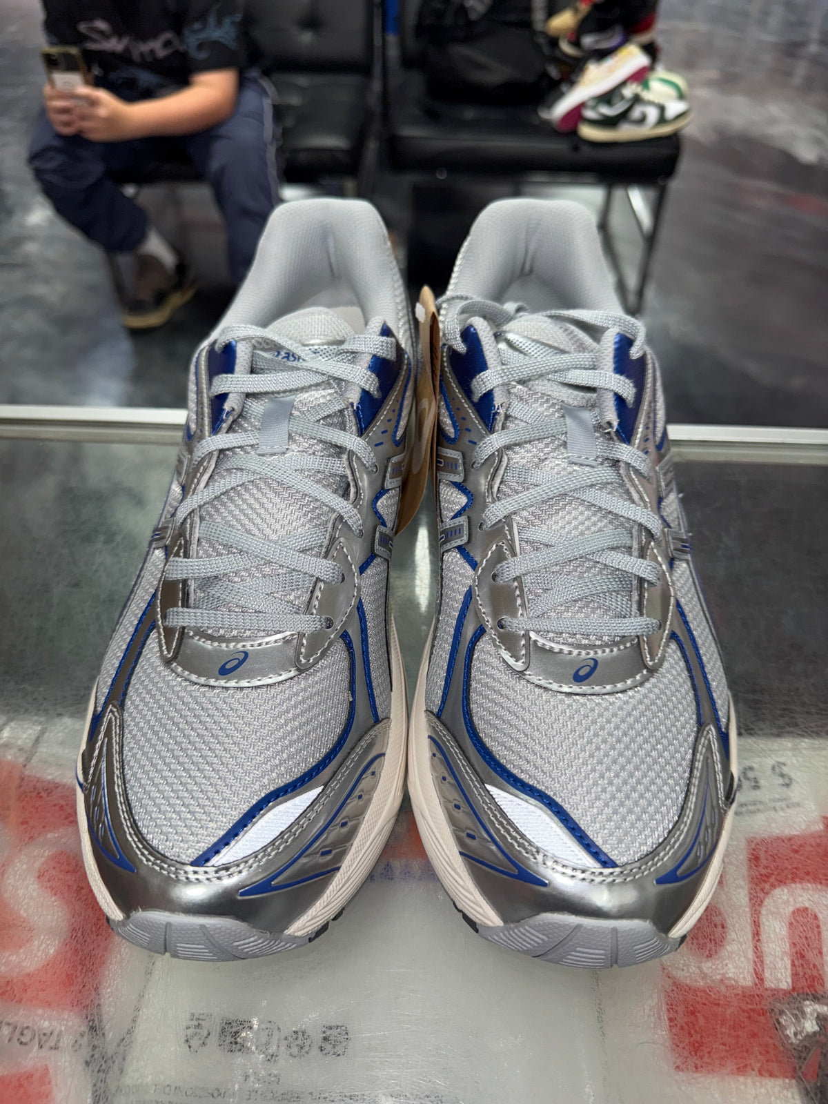 Size 11 Asics GT-2160 “Piedmont Grey/Deep Blue” Brand New