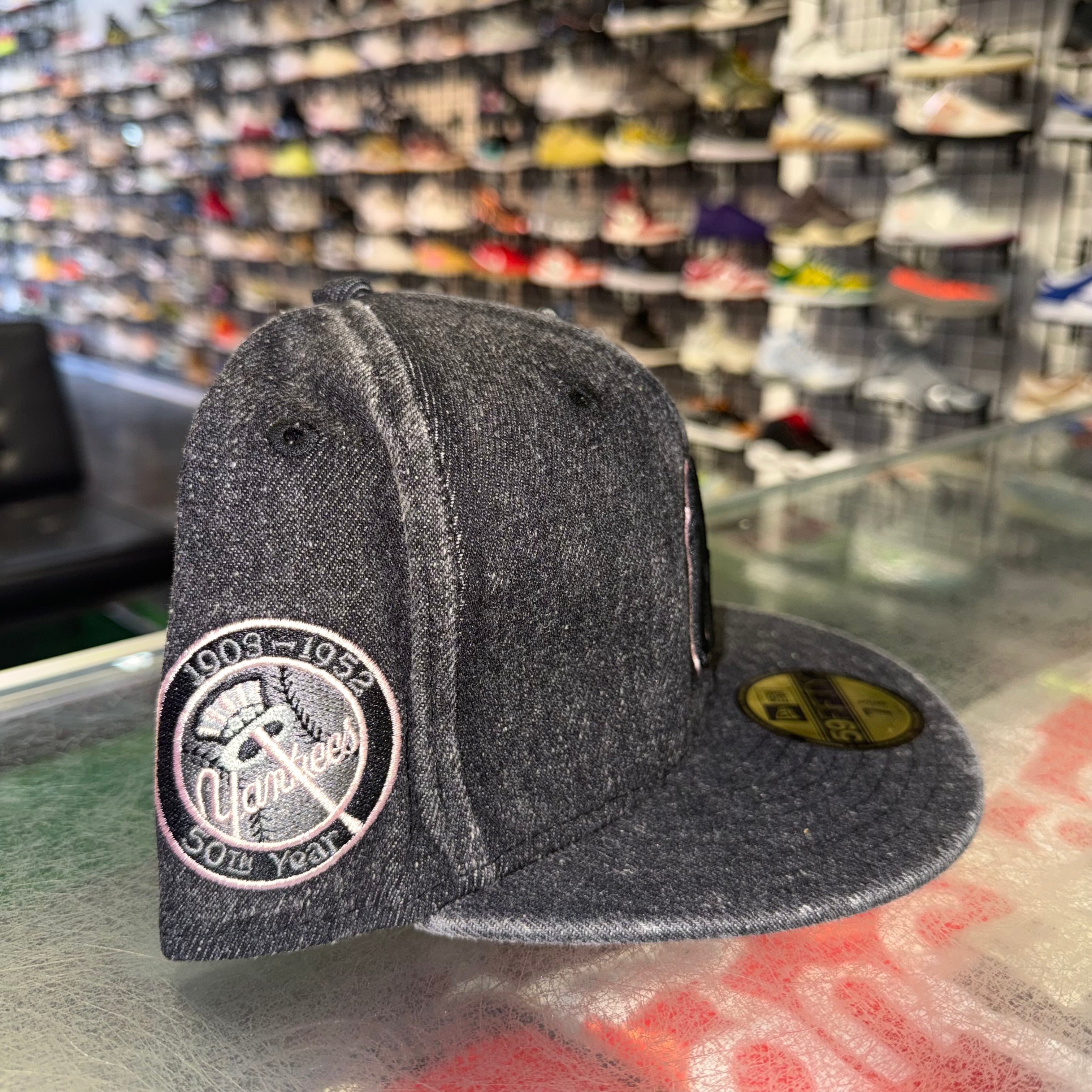 Size 7 3/8 New Era Fitted Hat “Yankees Denim” Brand New