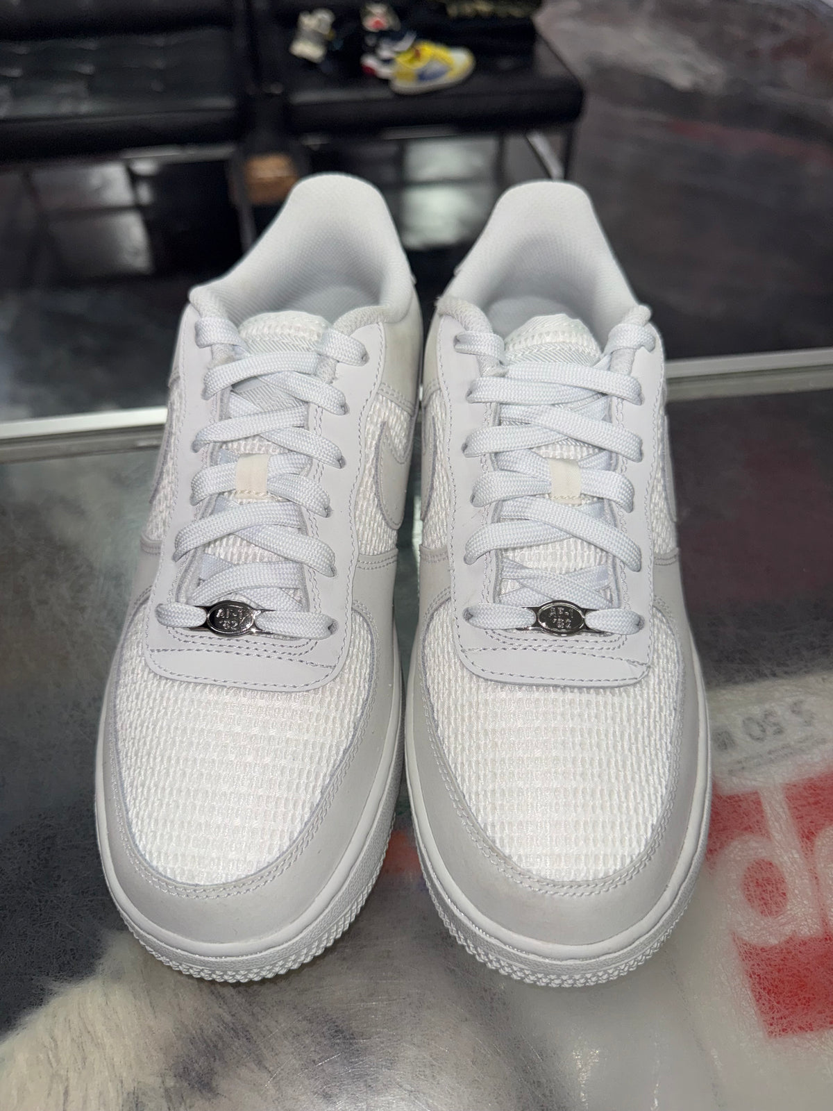 Nike Air Force 1 Summit White GS sneaker, pre-owned, size 7Y – view 5