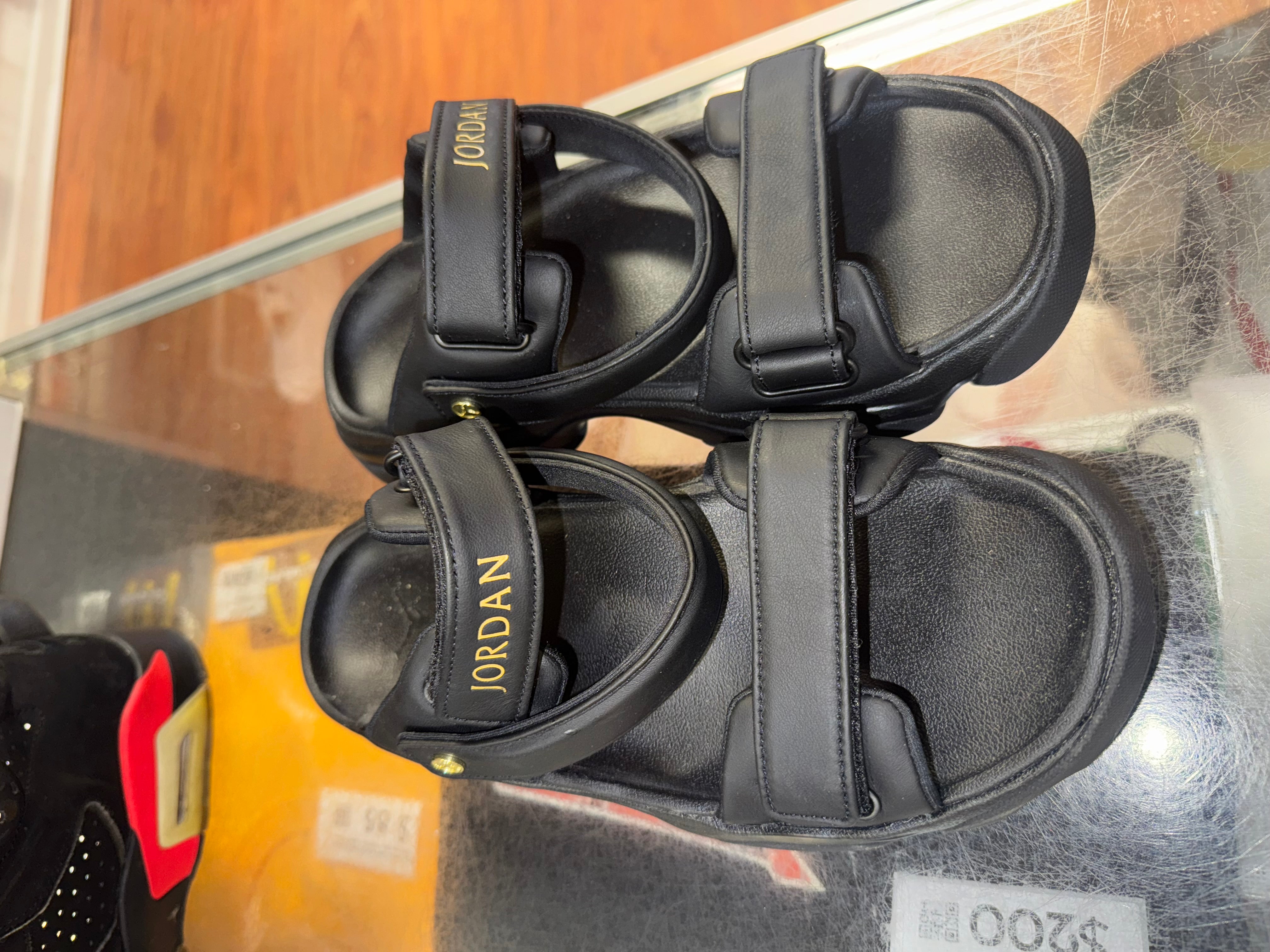 Size 9.5 (11W) Air Jordan Sandal Black - NB