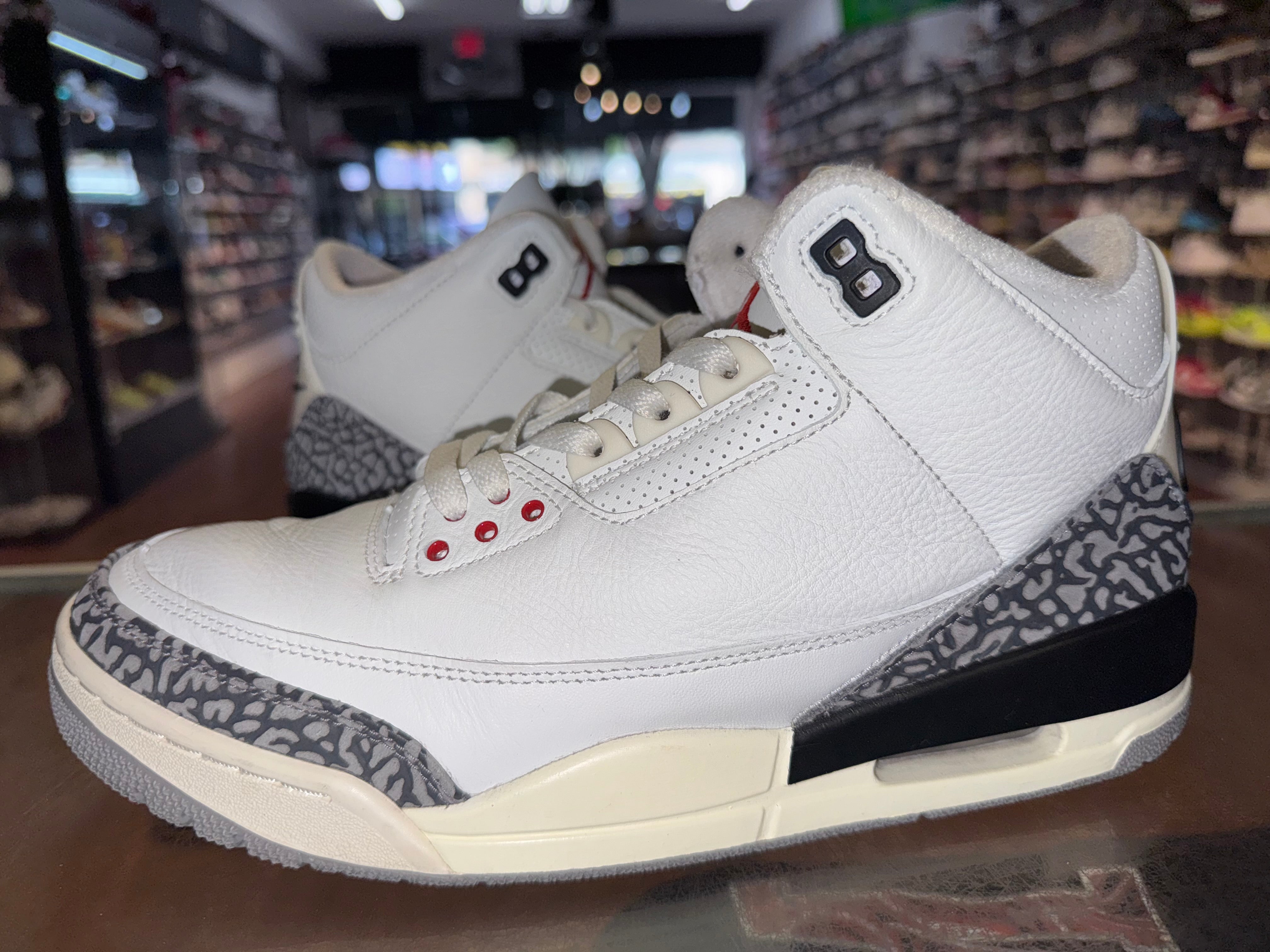 Size 9.5 Air Jordan 3 Reimagined "White Cement"