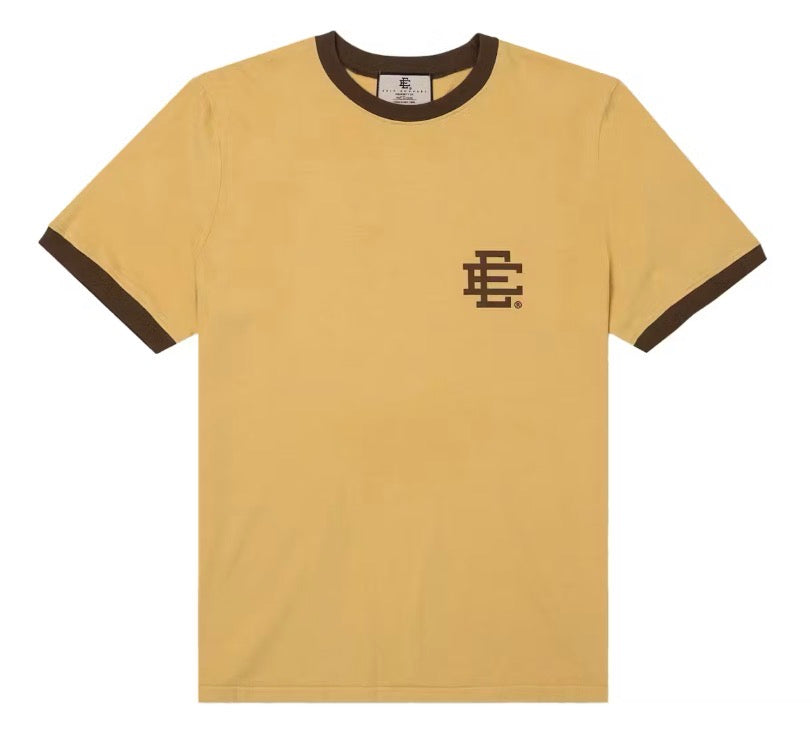 Size M Eric Emanuel EE Ringer Tee “Pecan”