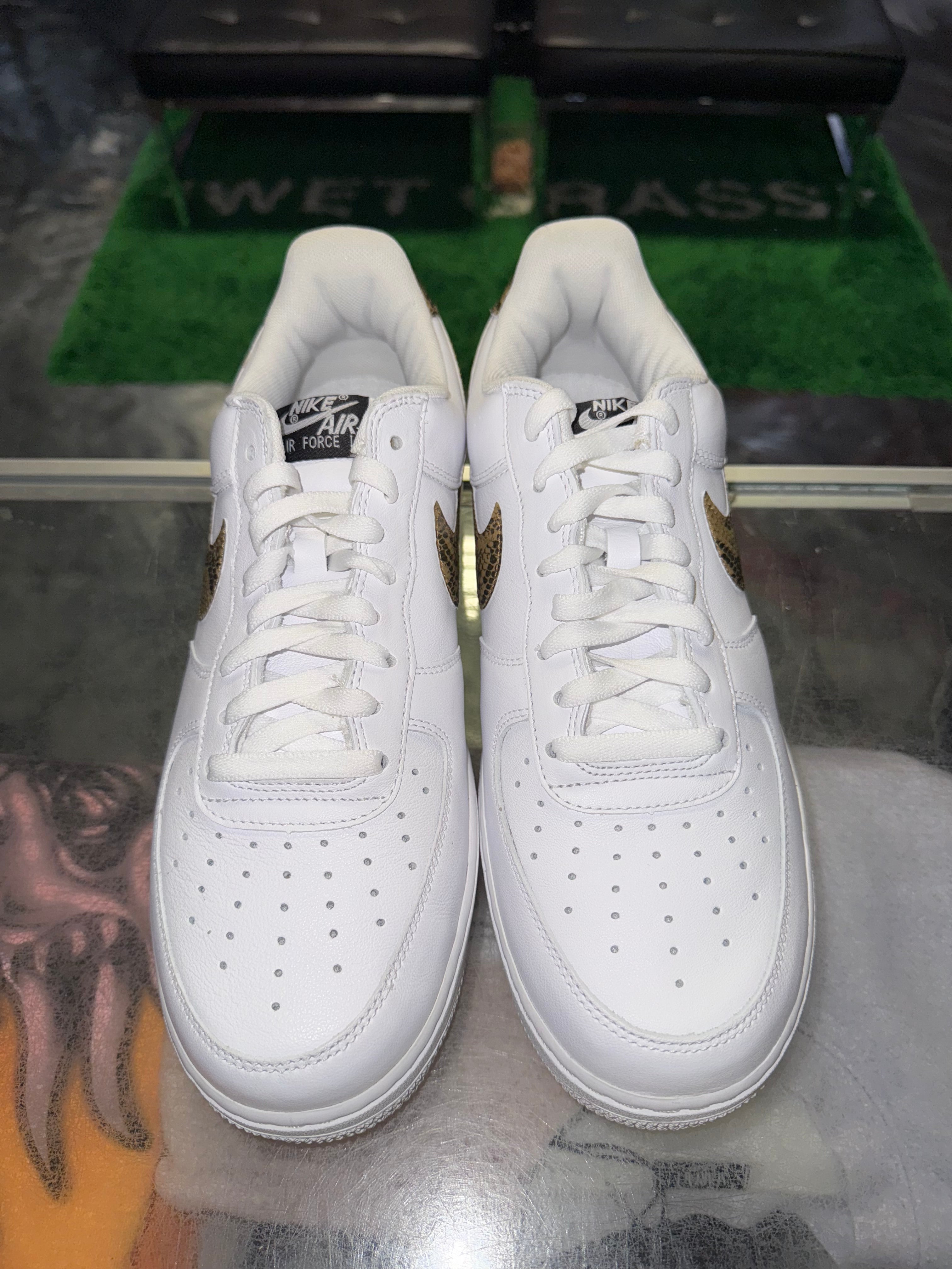 Size 11.5 Air Force 1 “Ivory Snake” Brand New