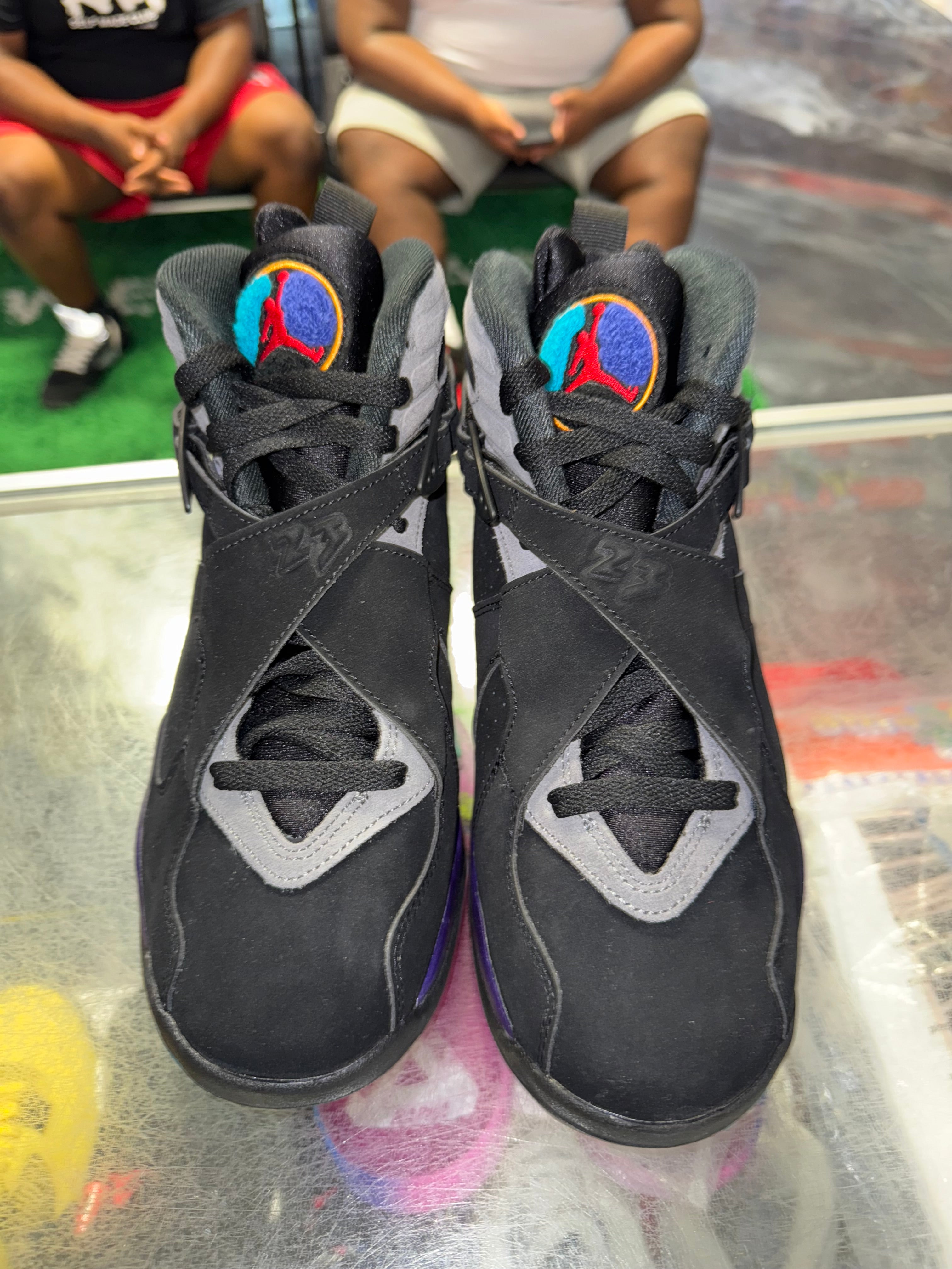 Size 7y Air Jordan 8 "Aqua" 2025 Brand New