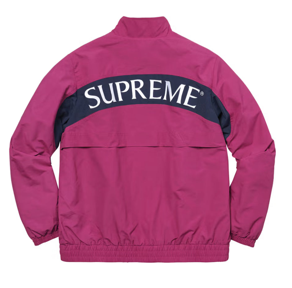 Size M Supreme Arc Logo Track Jacket FW17 “Purple”