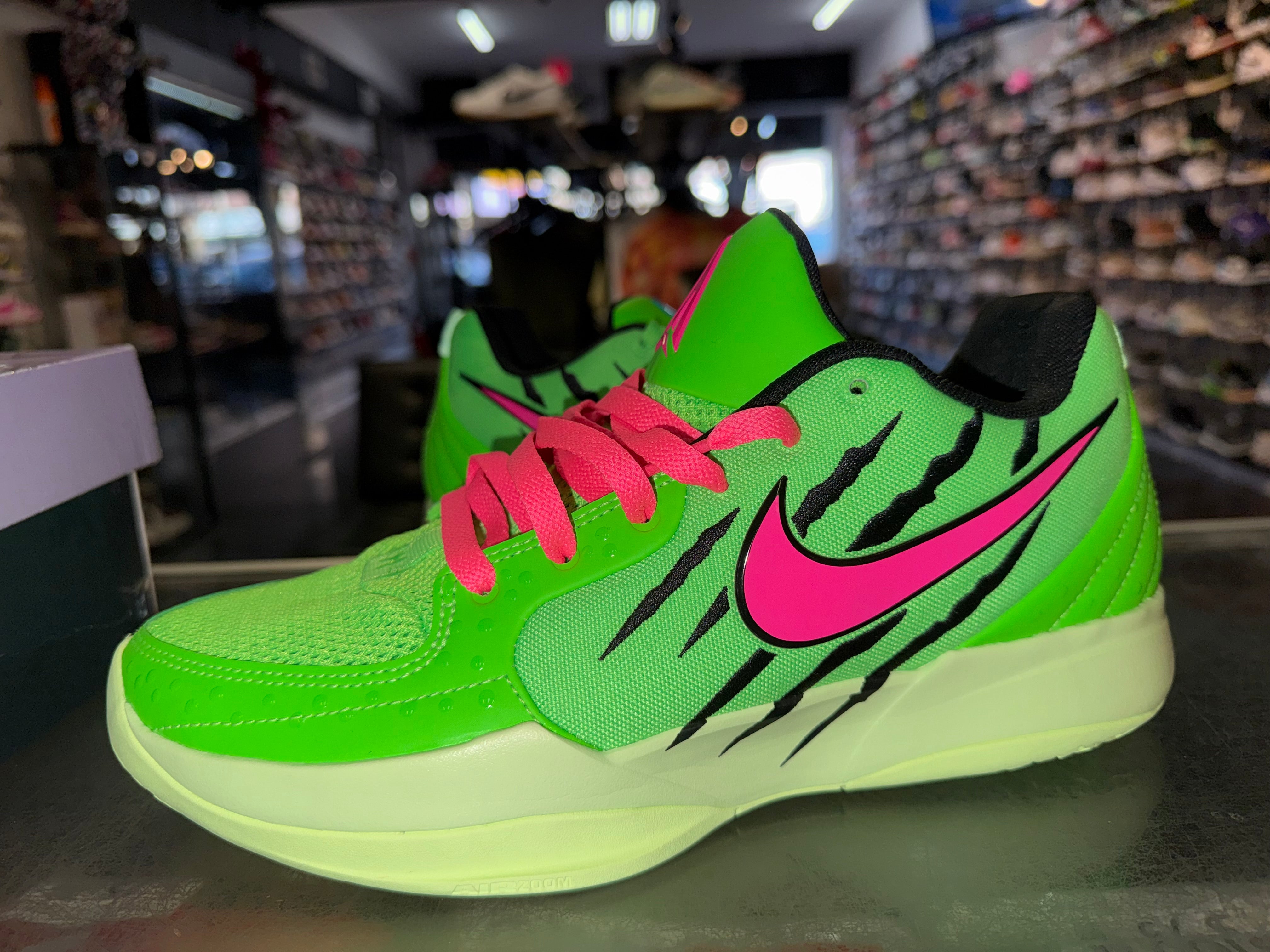 Size 9.5 Nike Ja 2 NRG "Scratch Green Pink"