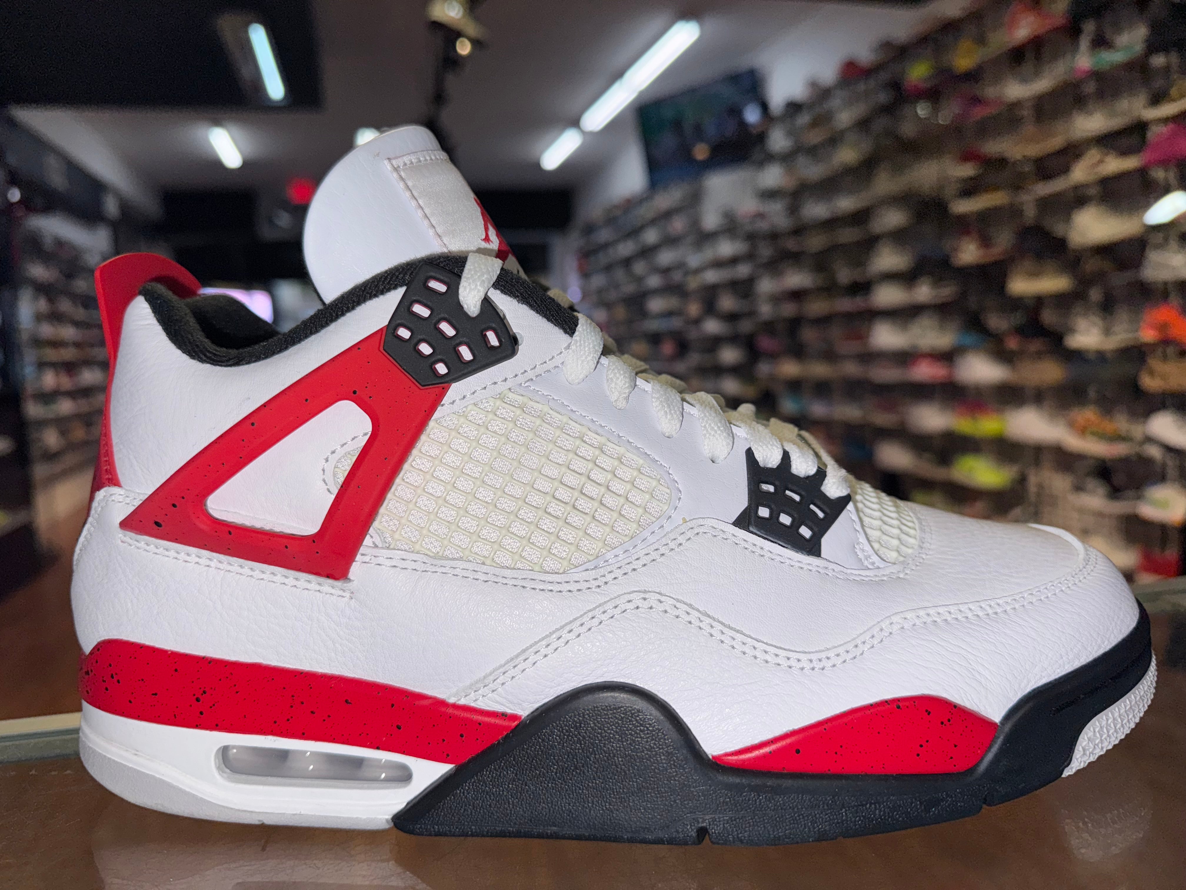 Size 10 Air Jordan 4 “Red Cement” Worn 1x