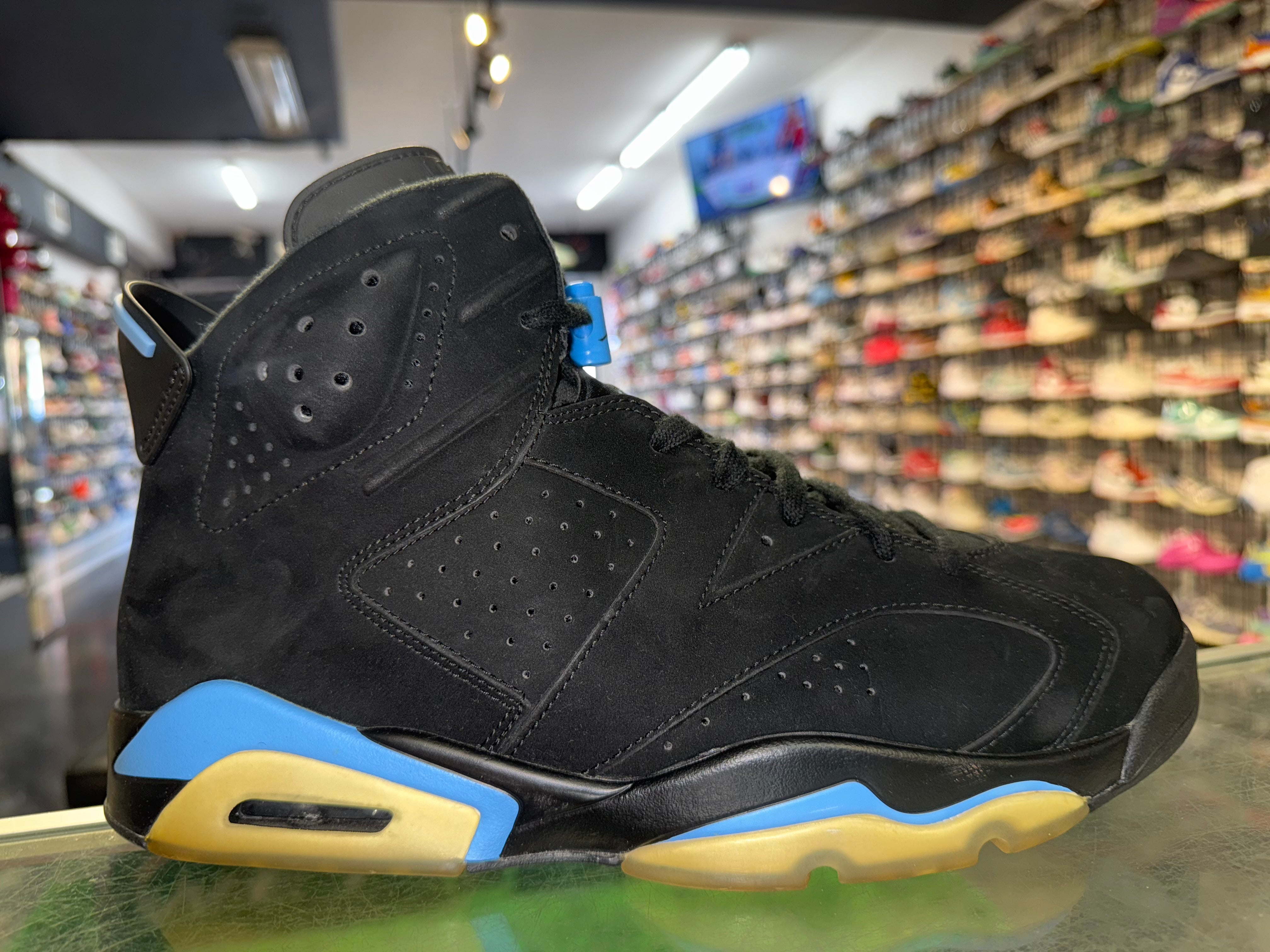 Size 11.5 Air Jordan 6 “Black UNC”