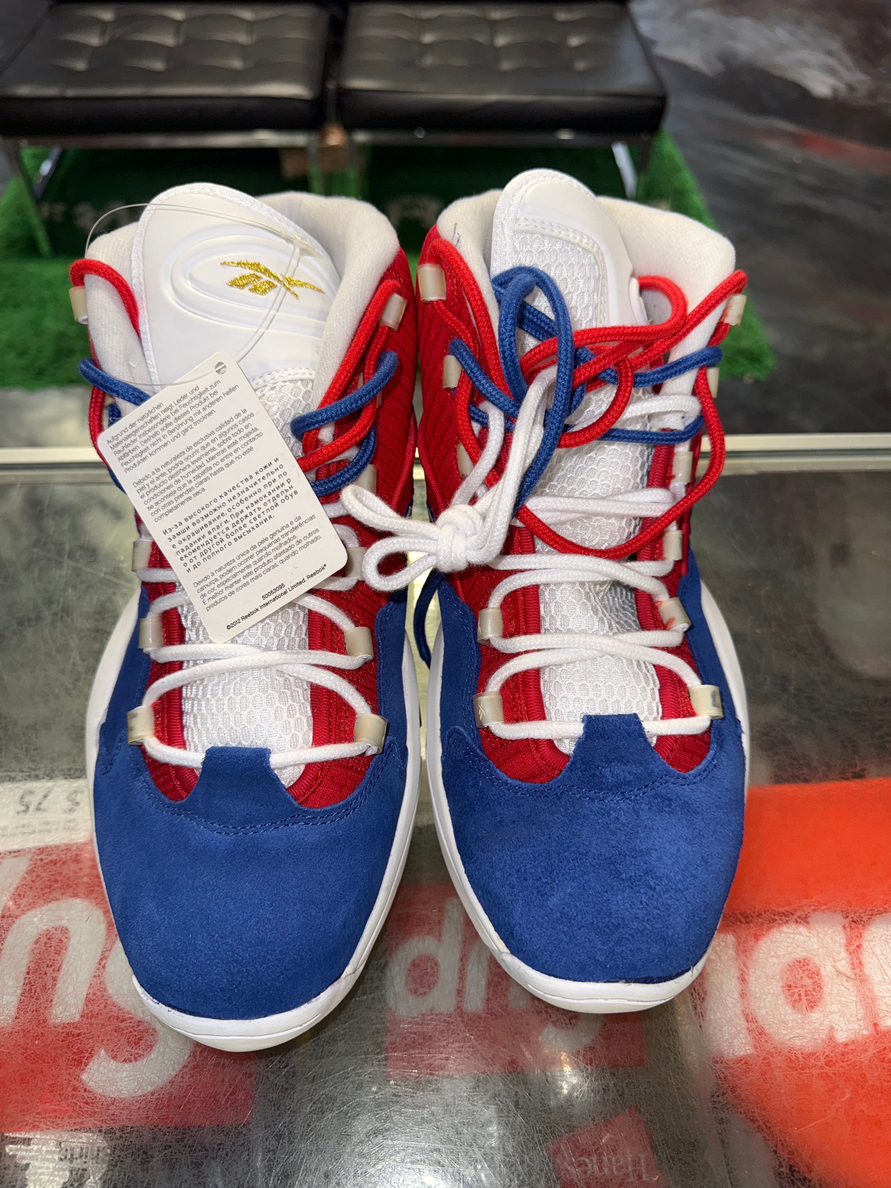 Size 12 Reebok Question Mid "Banner" Brand New