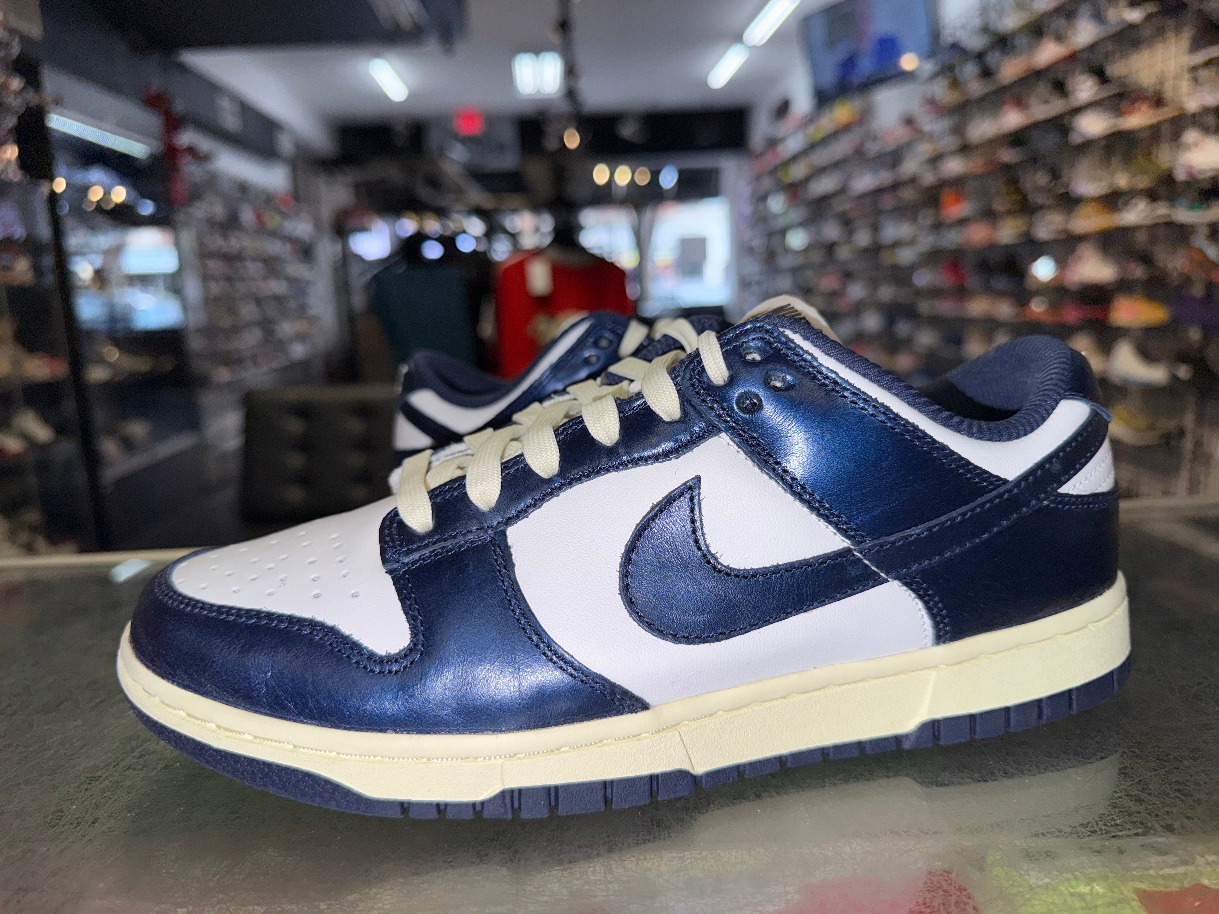 Size 7.5 (9W) Dunk Low "Vintage Navy”