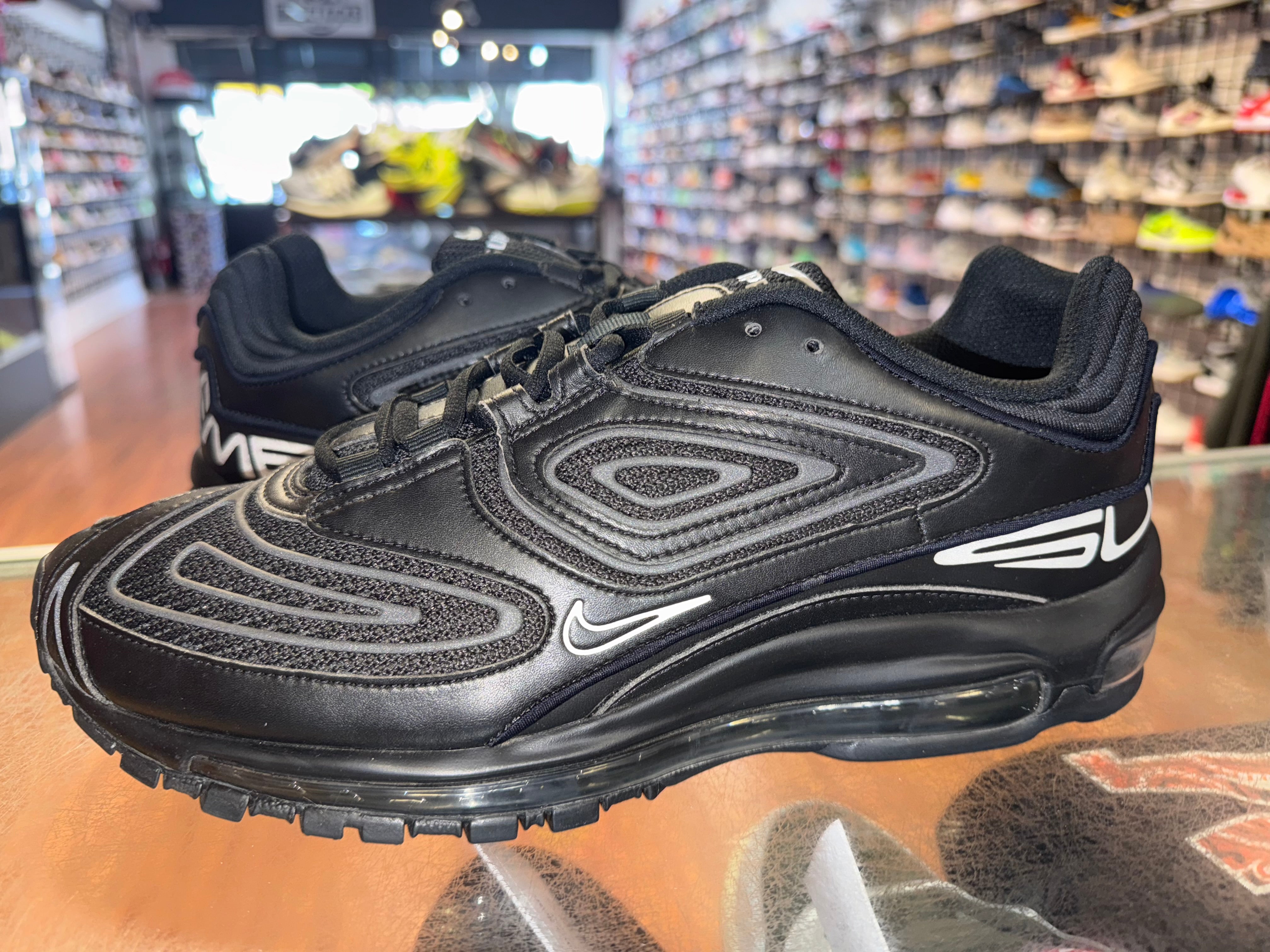 Size 12 Air Max 98 TL x Supreme “Black”
