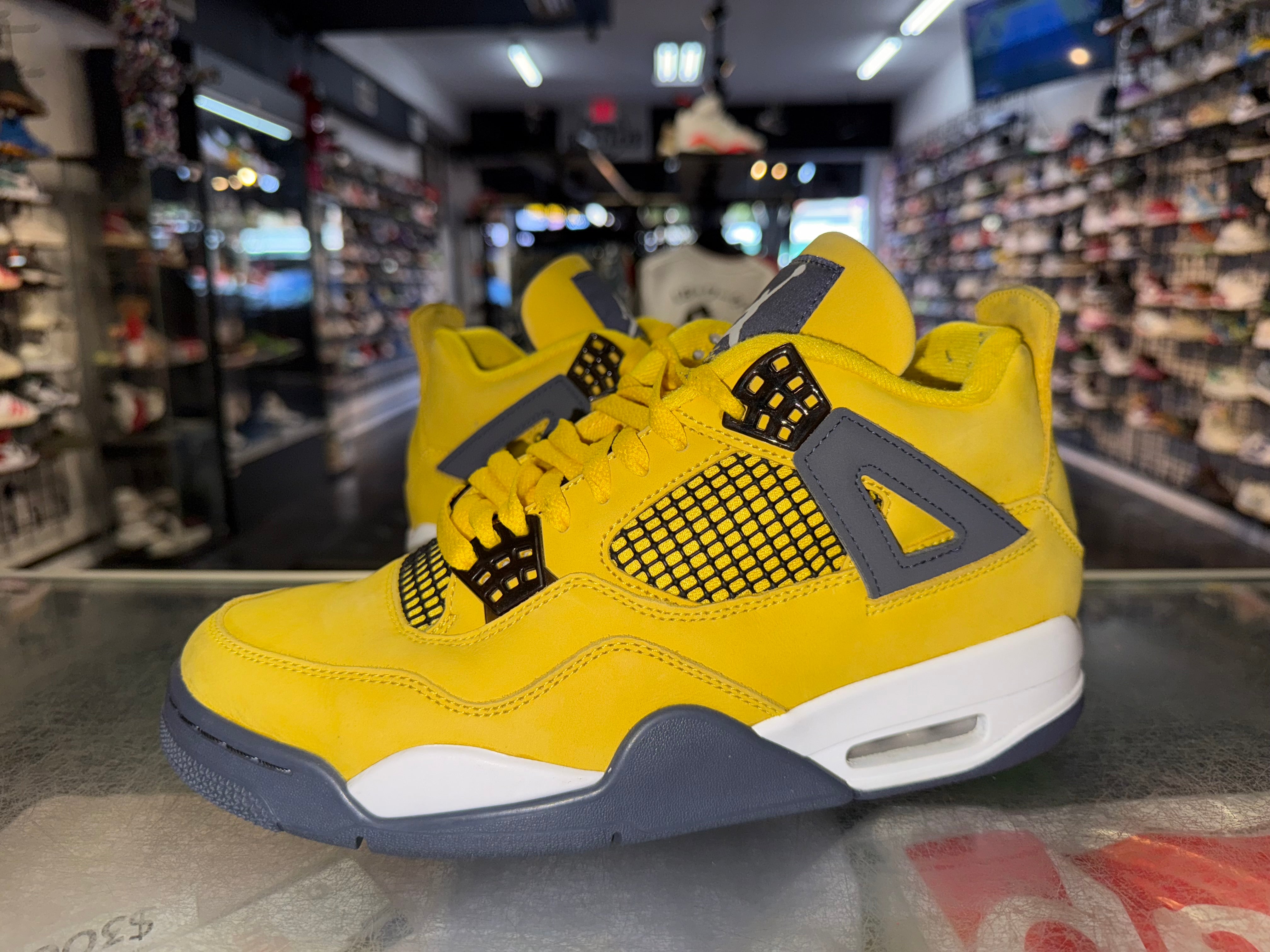 Size 9.5 Air Jordan 4 "Lightning"