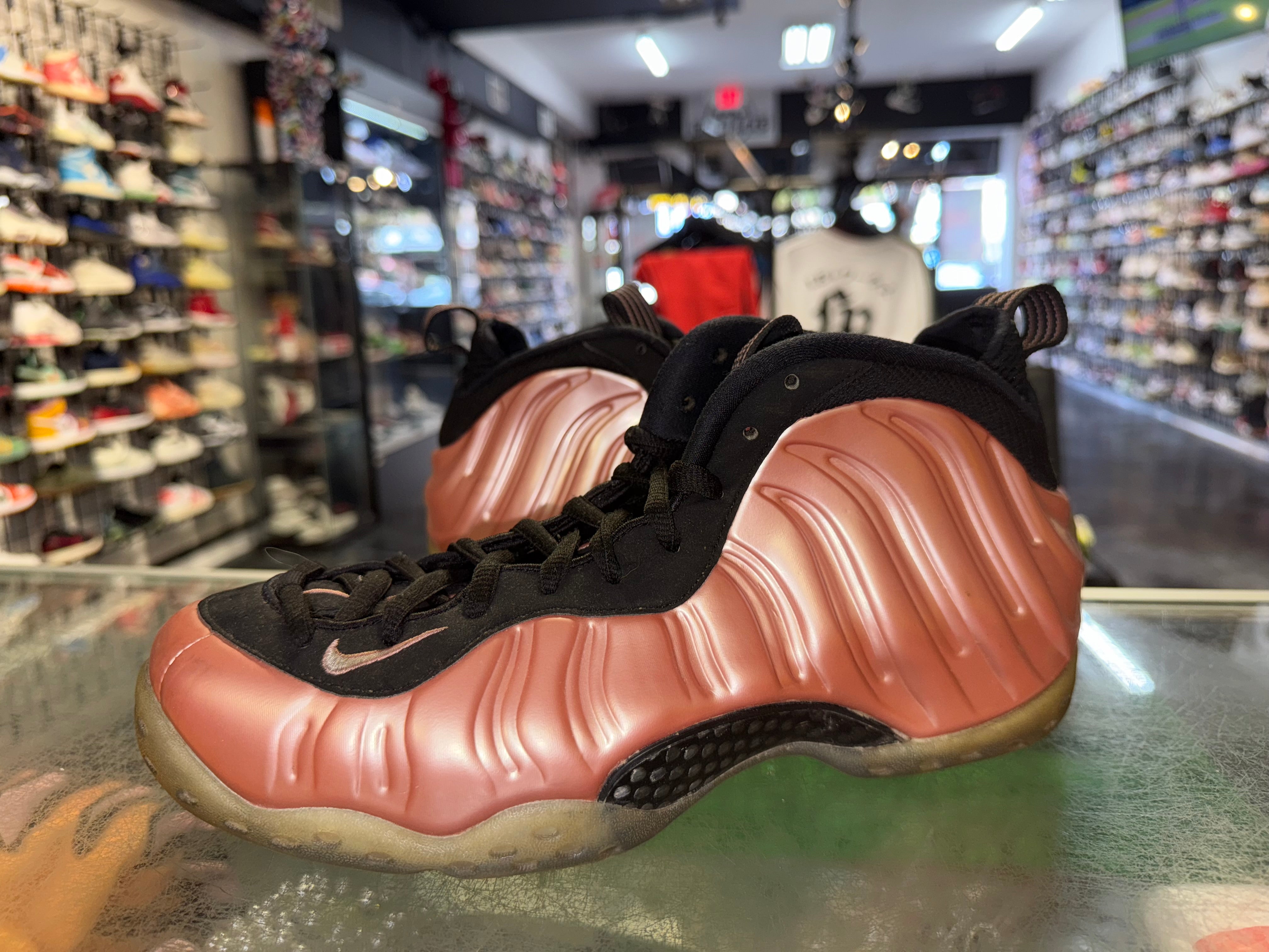 Size 8.5 Air Foamposite One “Rust Pink”