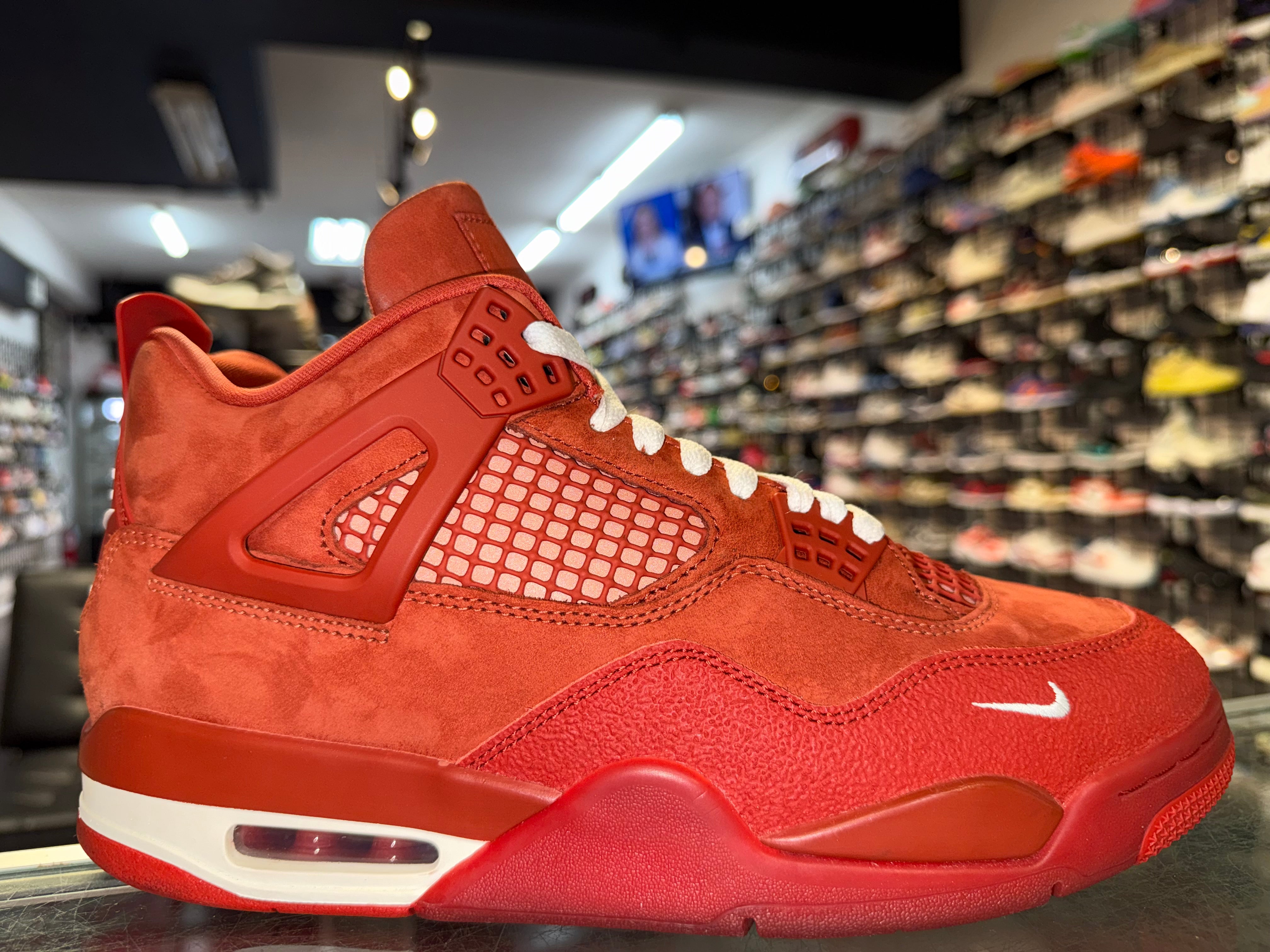 Size 10 Air Jordan 4 Nigel Sylvester "Brick by Brick"