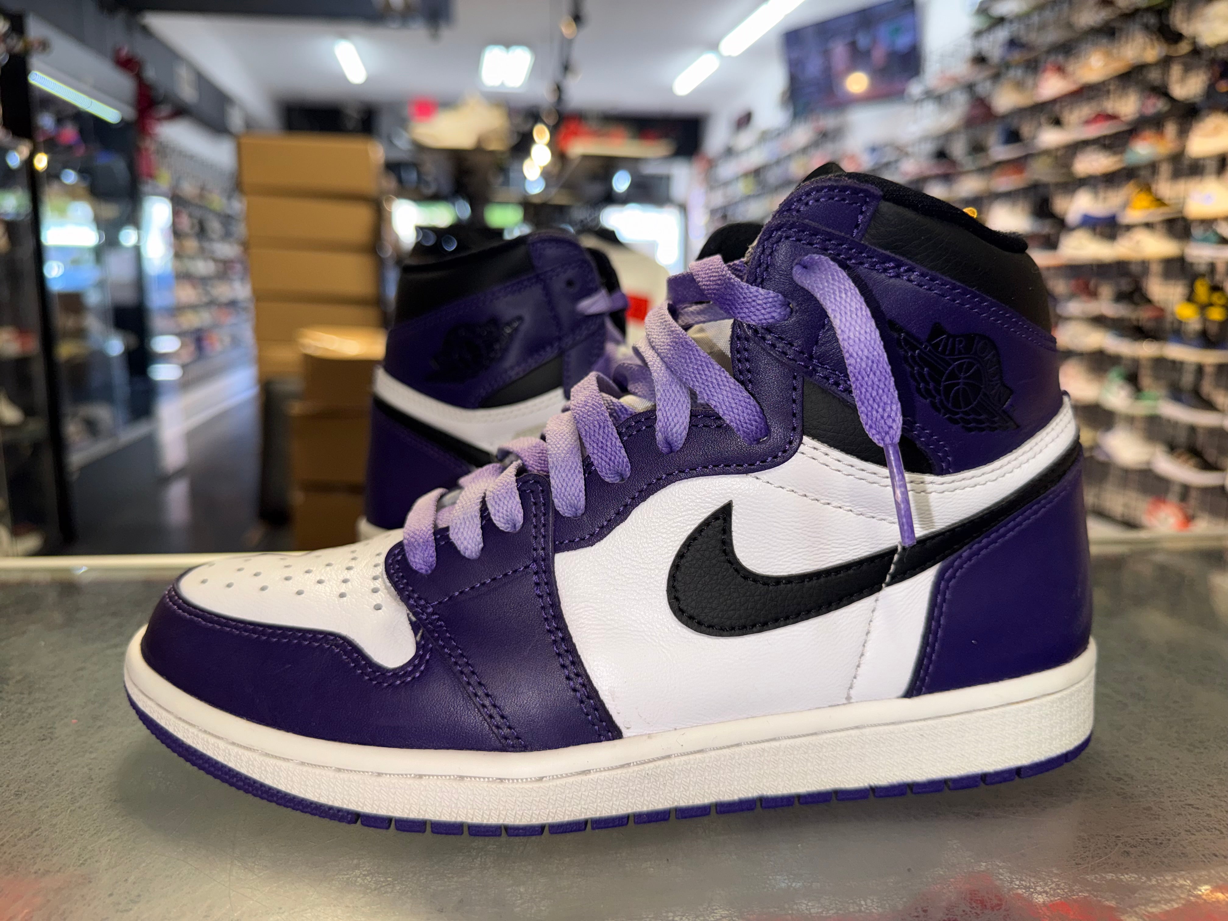 Size 8 Air Jordan 1 "Court Purple 2.0"