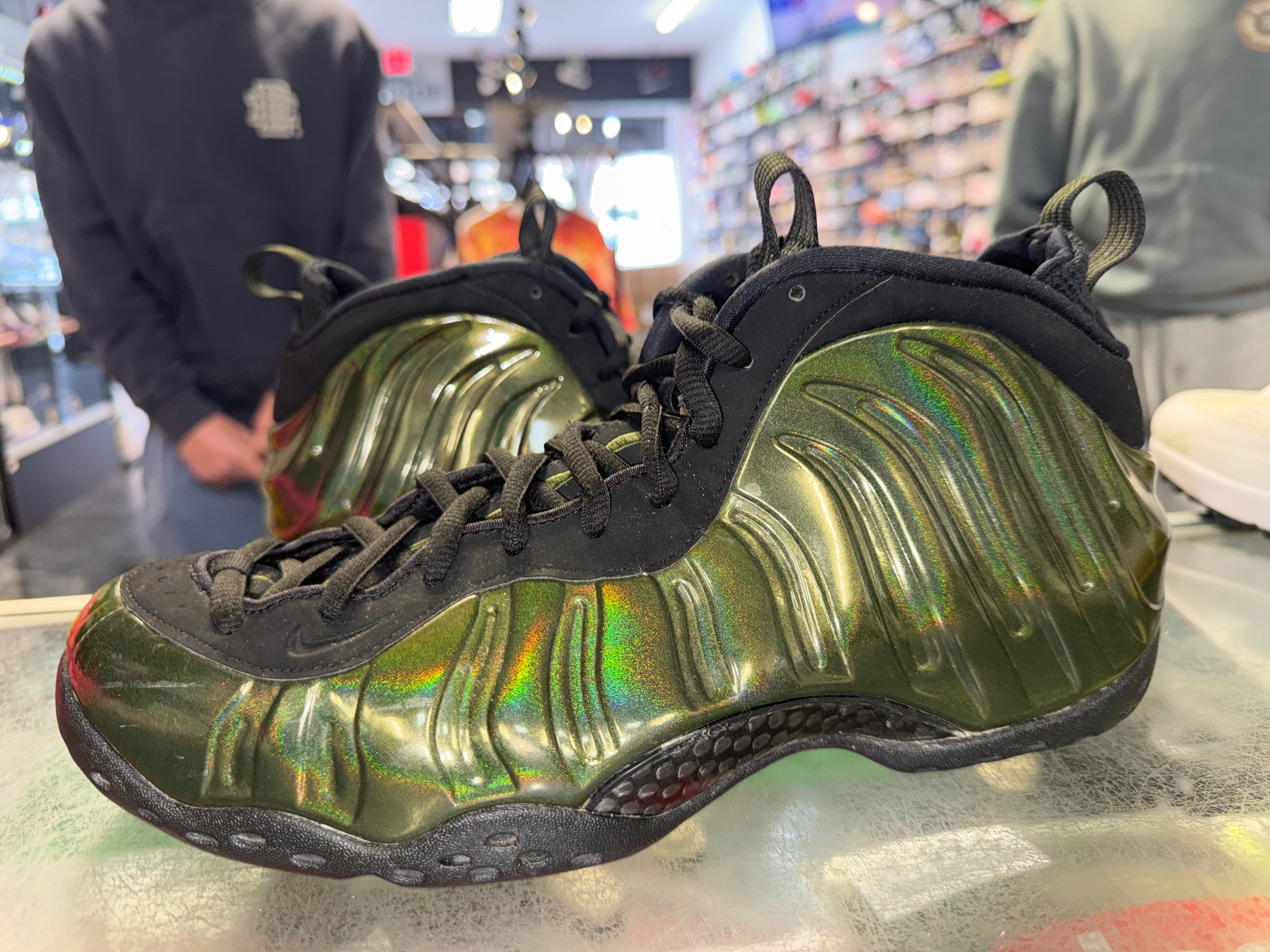 Size 11 Foamposite One "Legion Green"