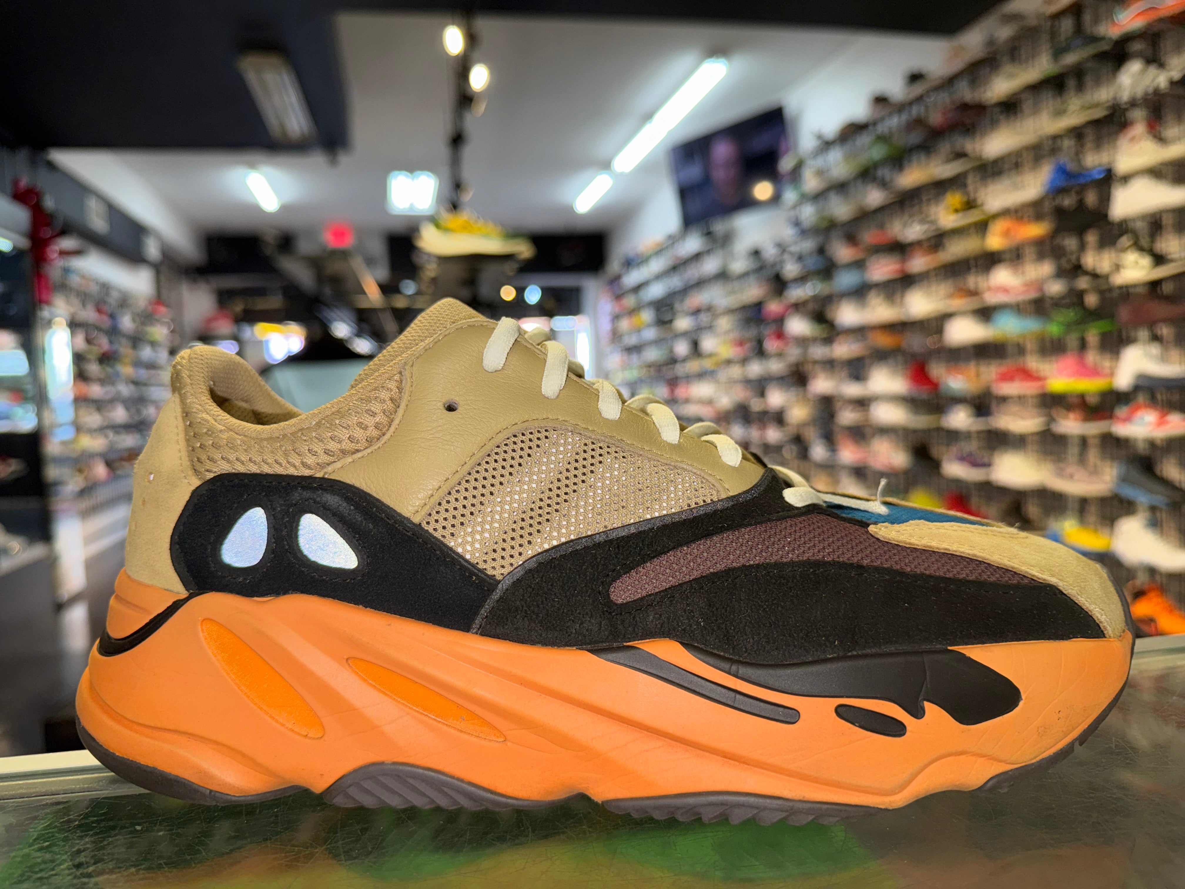 Size 9.5 Yeezy Boost 700 "Enflame Amber"