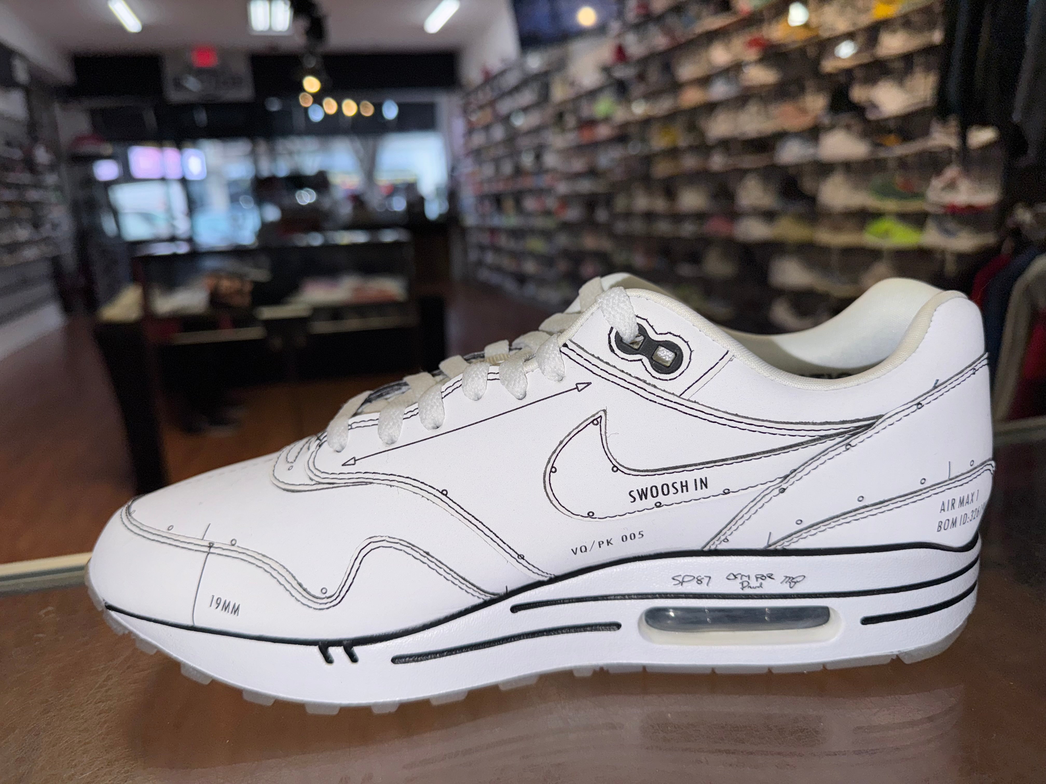 Size 10.5 Air Max 1 Tinker “Schematic”