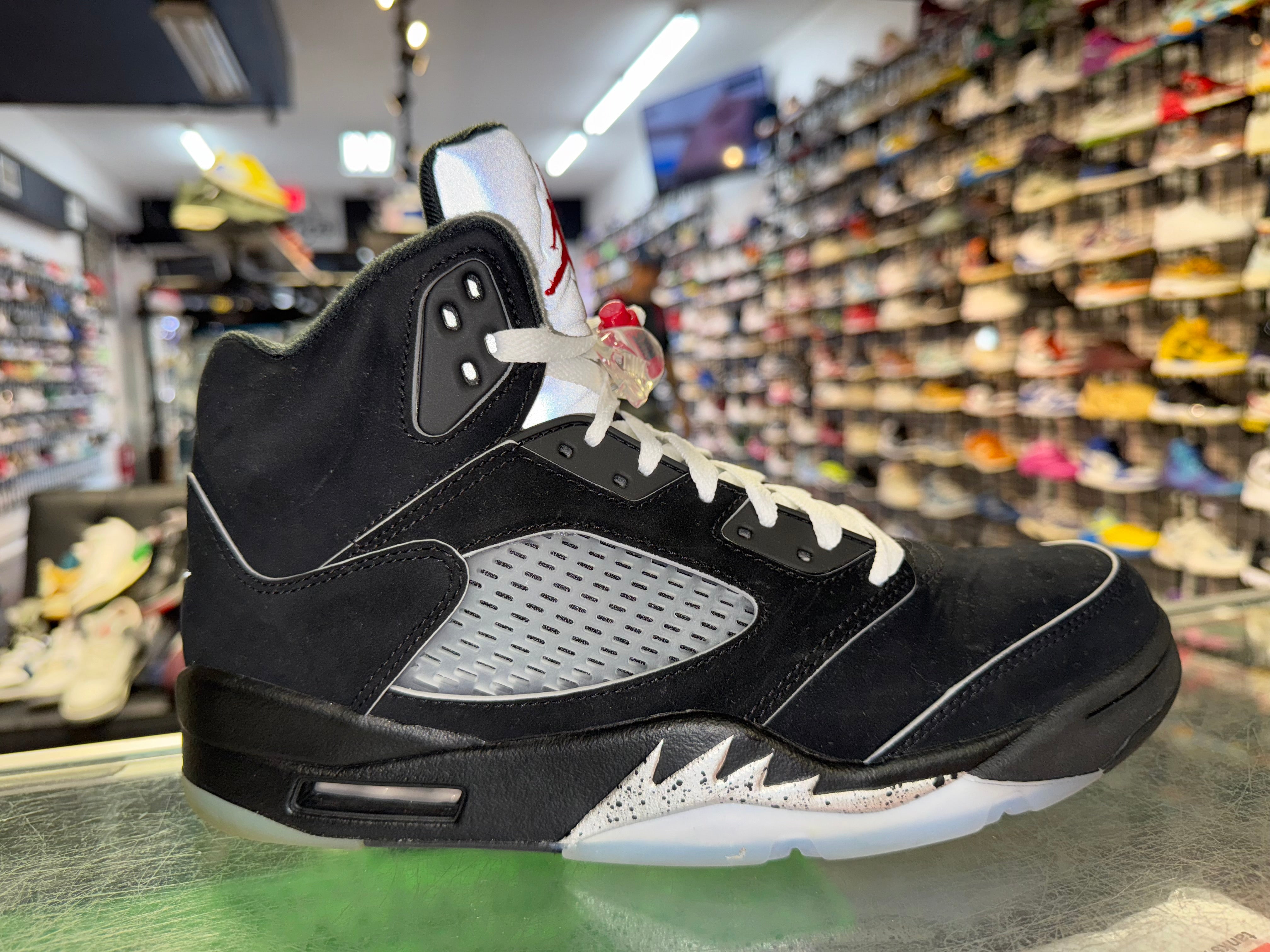 Size 9 Air Jordan 5 "Black Metallic Metallic"