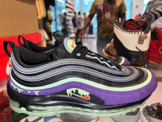 Size 9.5 Air Max 97 “Halloween Slime” (Mall)