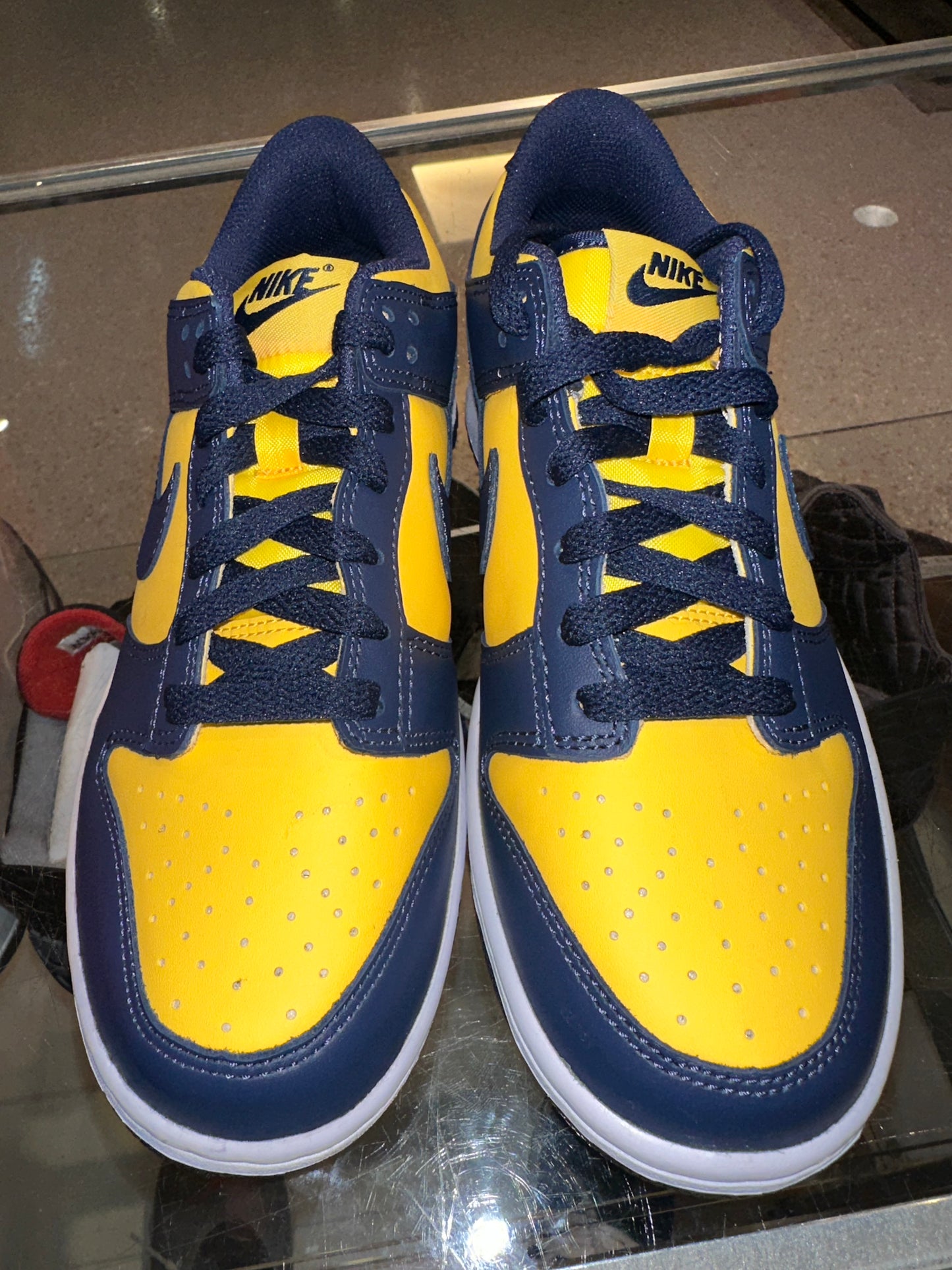 Size 7Y Dunk Low “Michigan” Brand New (Mall)