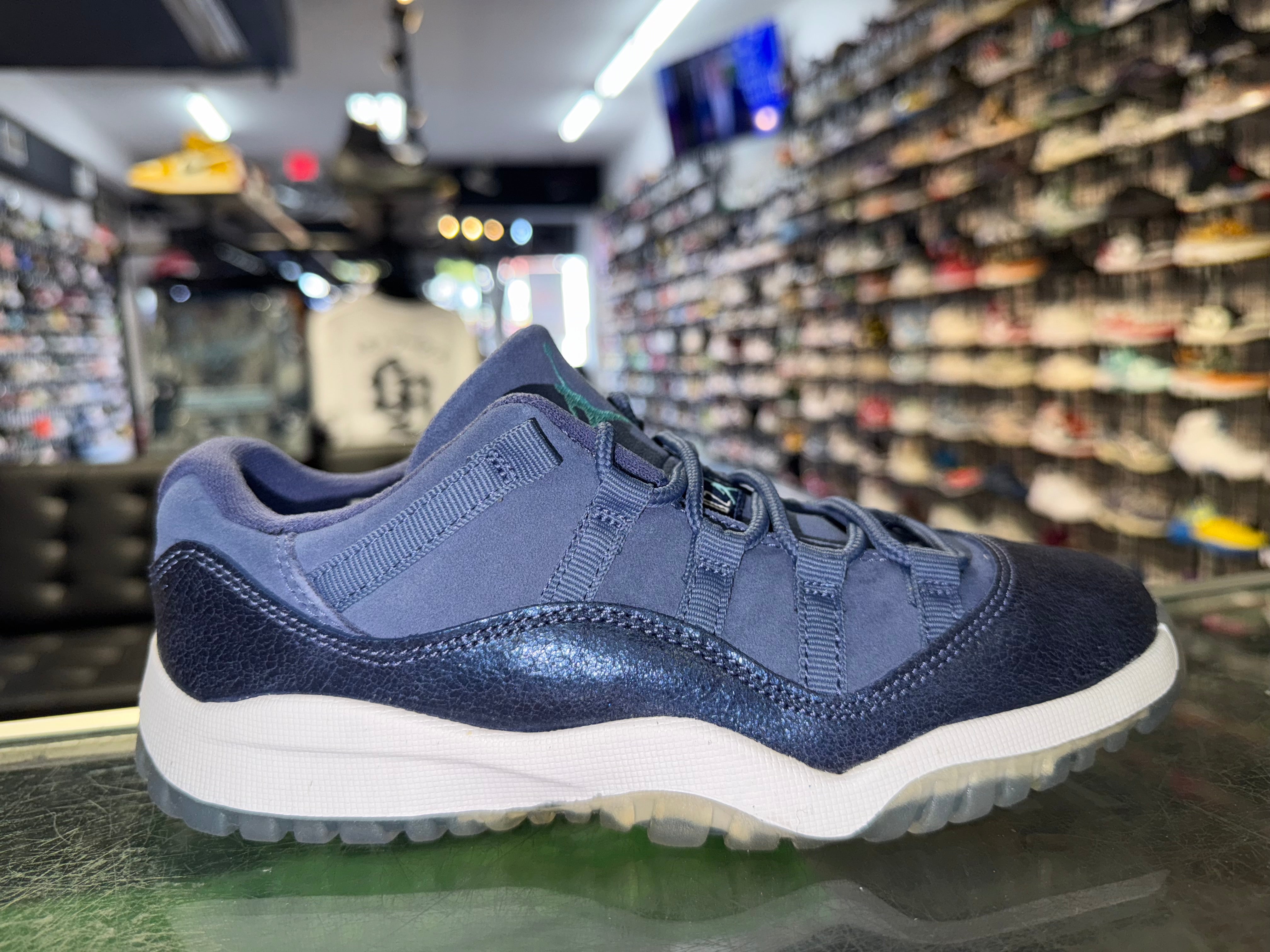 Size 2.5y Air Jordan 11 Low "Blue Moon" (PS) Brand New
